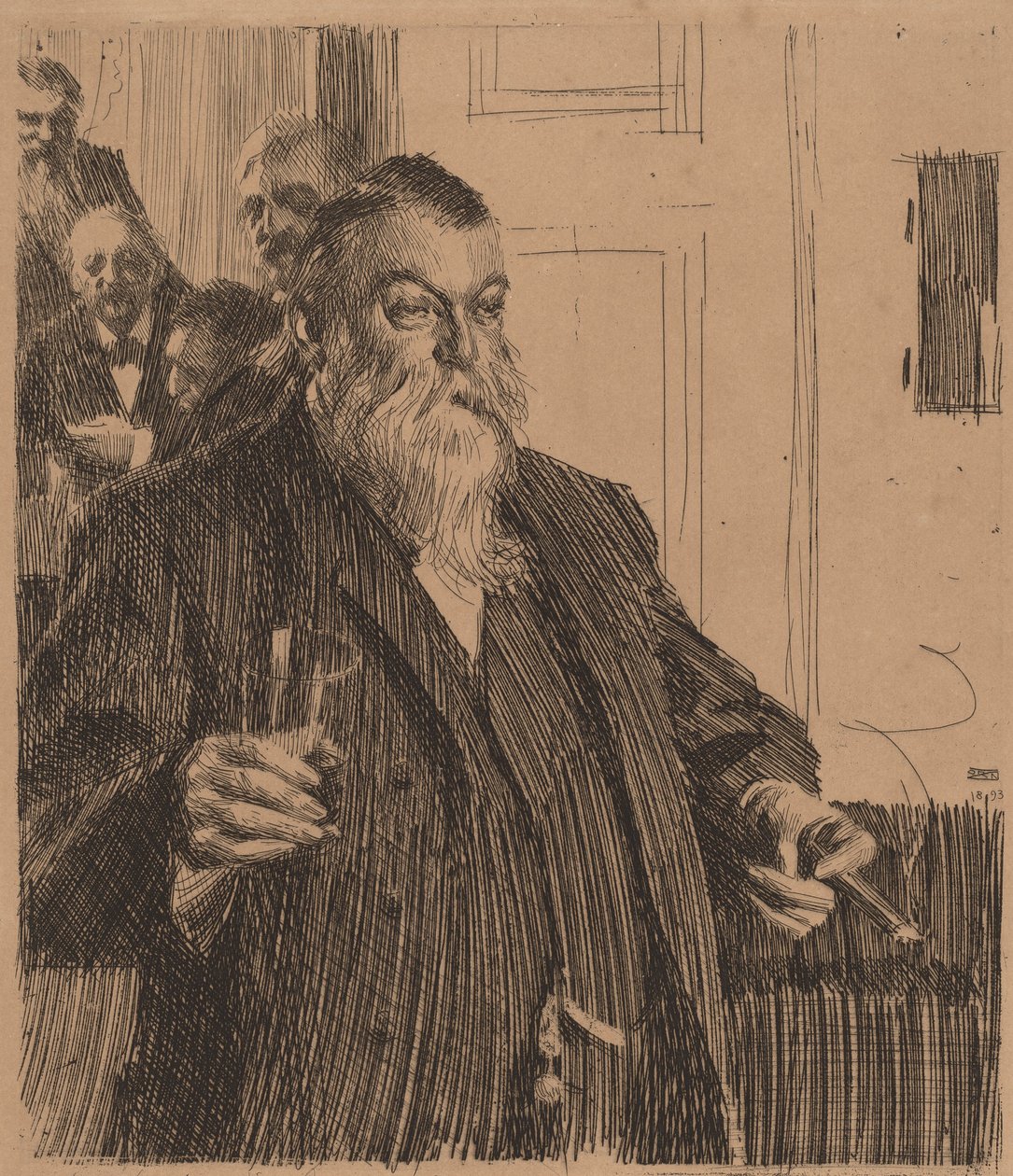 Un toast II, 1893 - Anders Leonard Zorn