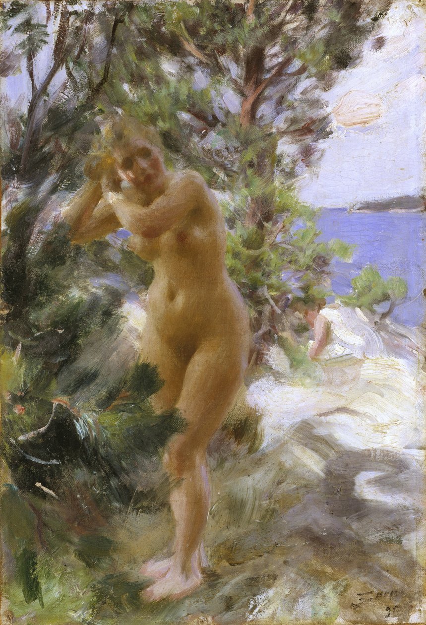 Après le bain - Anders Leonard Zorn
