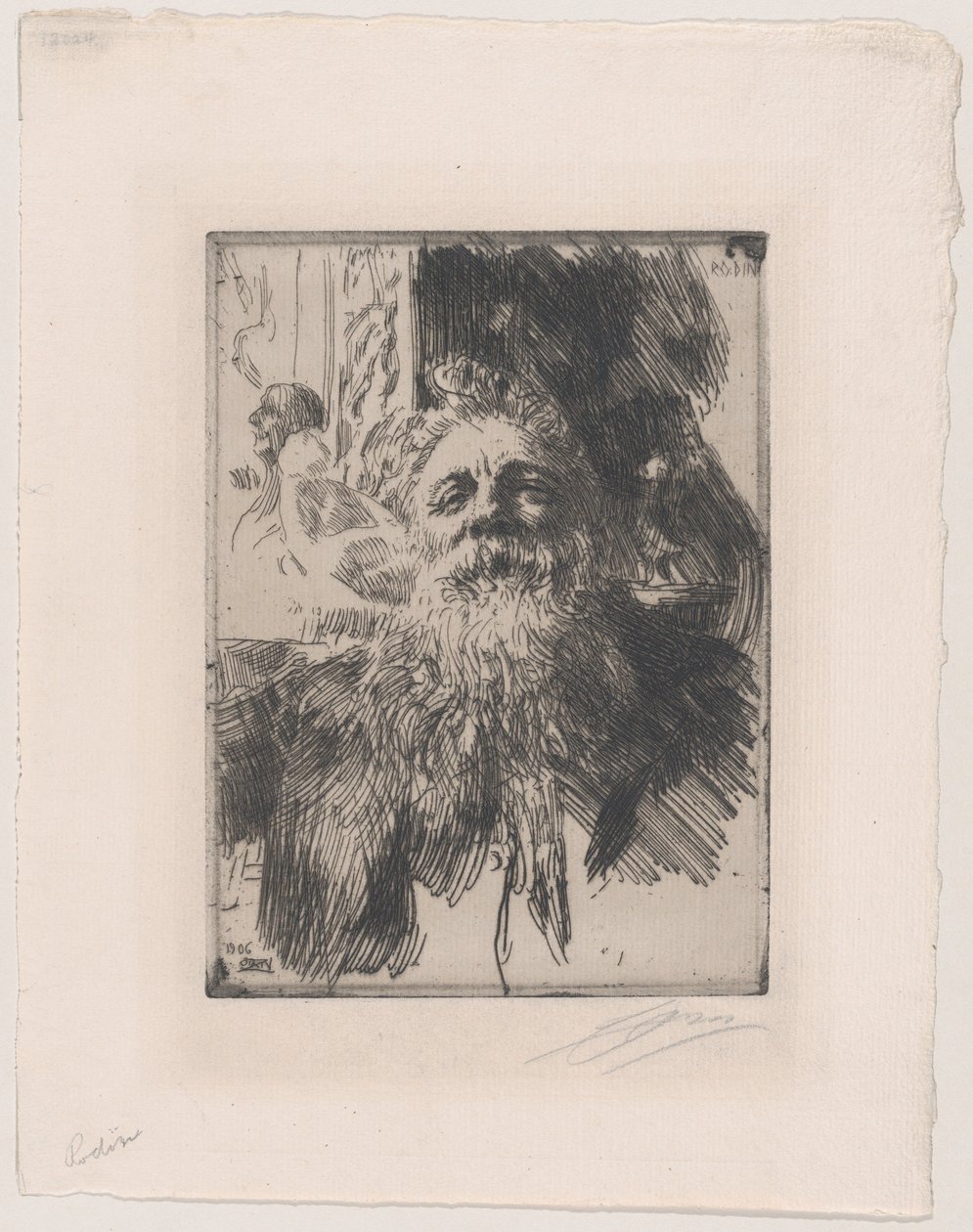 Auguste Rodin - Anders Leonard Zorn