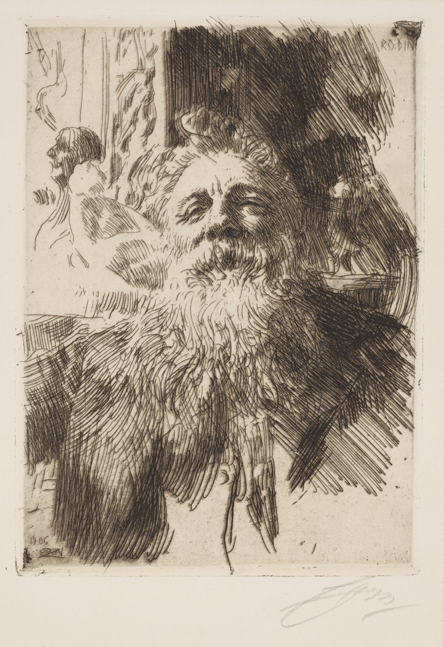 Auguste Rodin - Anders Leonard Zorn
