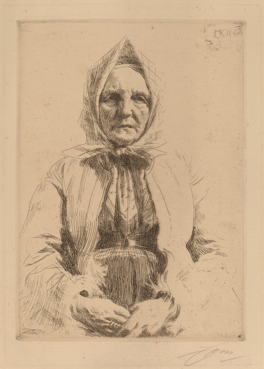 Mona, 1911 - Anders Leonard Zorn