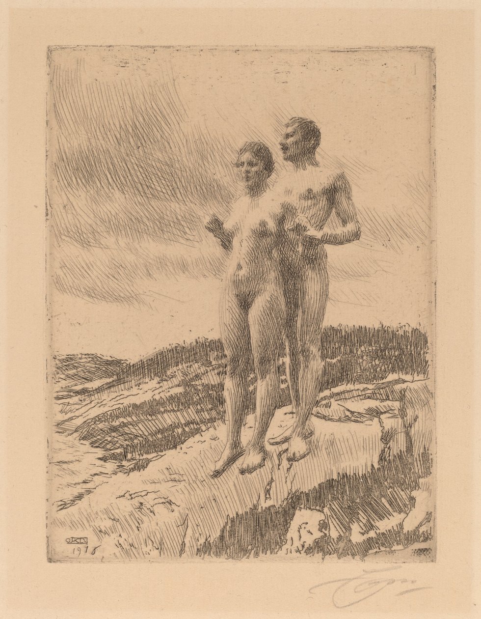 Les Deux, 1916 - Anders Leonard Zorn