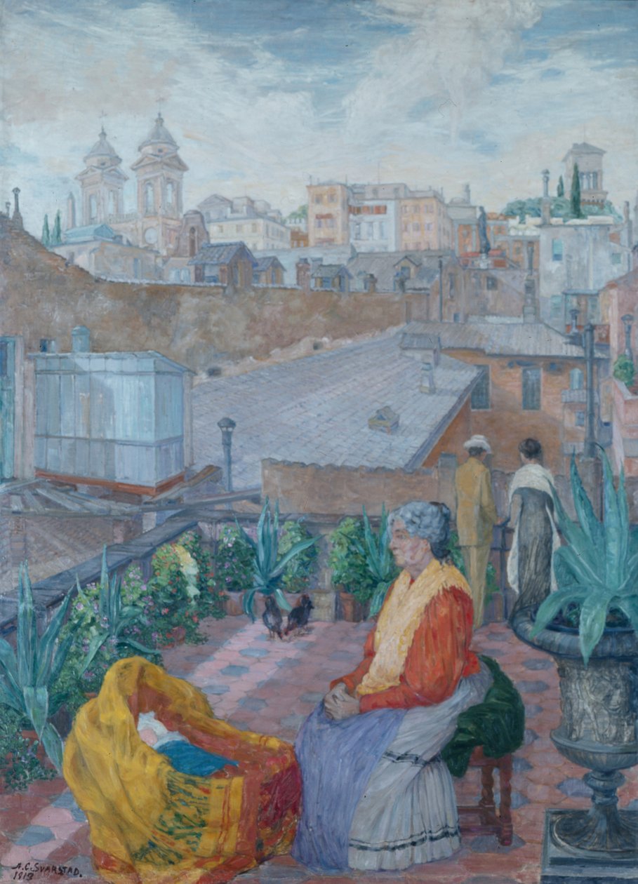 Terrasse à Rome - Anders Svarstad