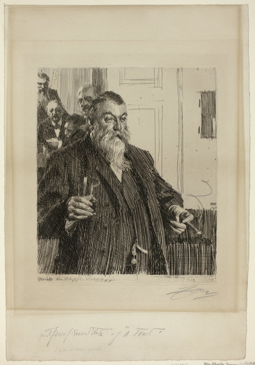 Un toast II - Anders Leonard Zorn