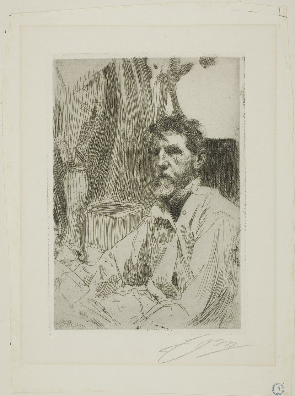 August Saint Gaudens I - Anders Leonard Zorn