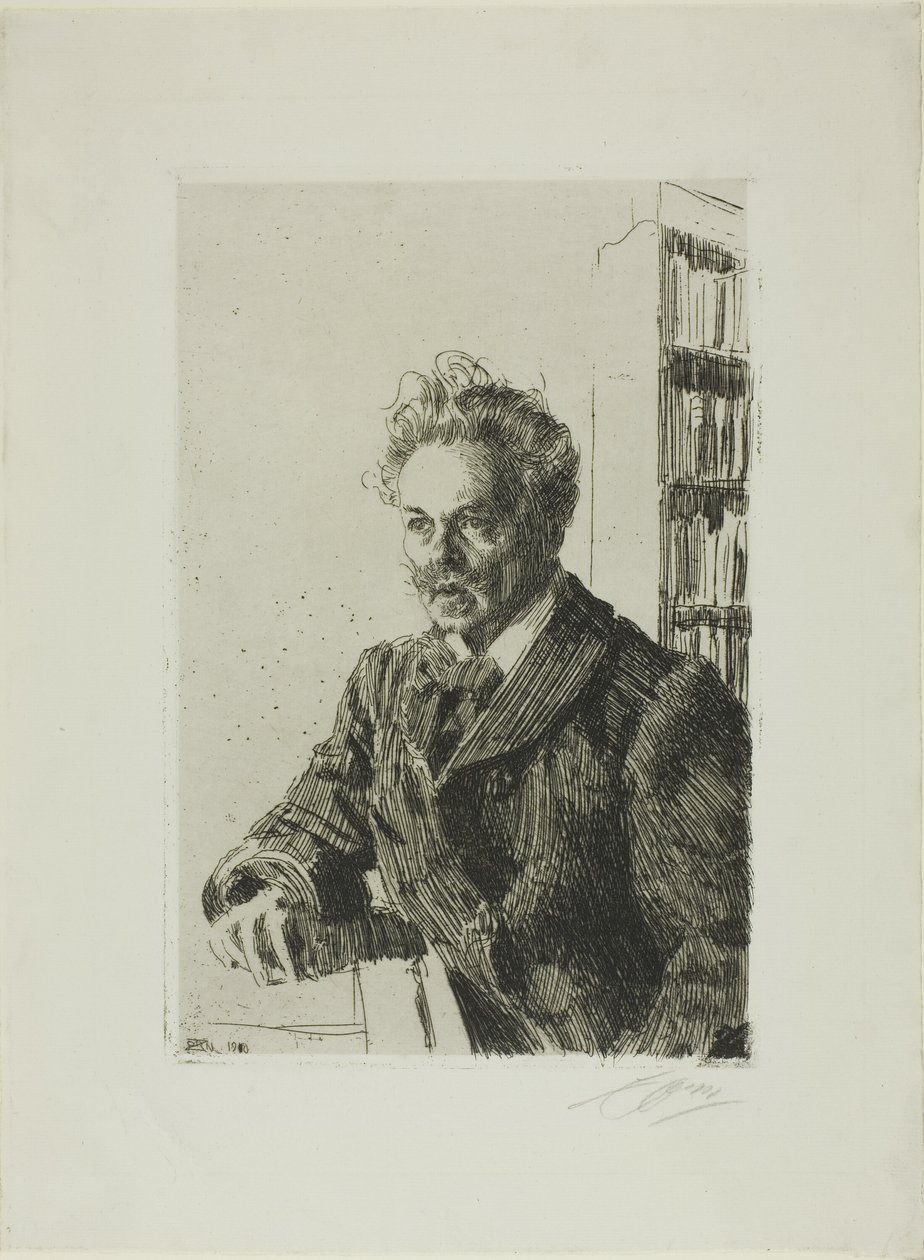 August Strindberg - Anders Leonard Zorn