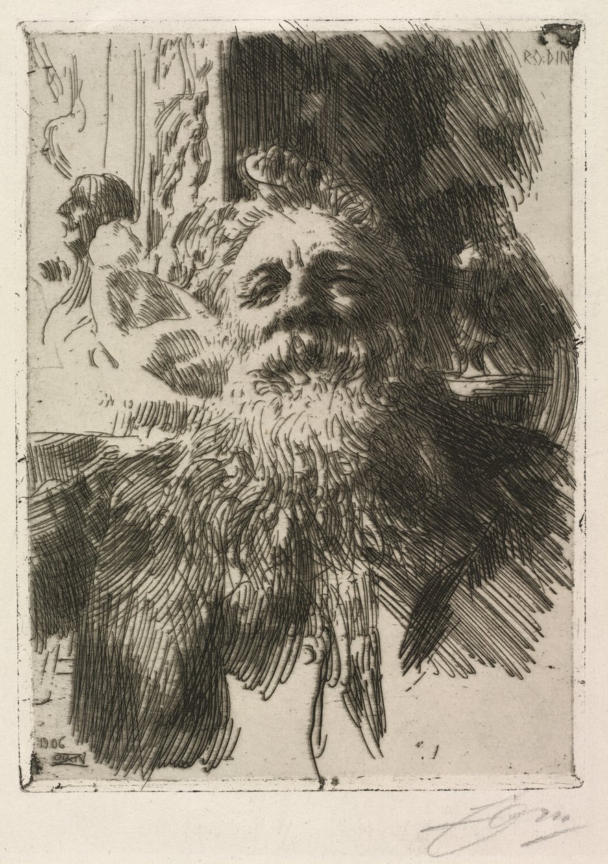 Auguste Rodin - Anders Leonard Zorn