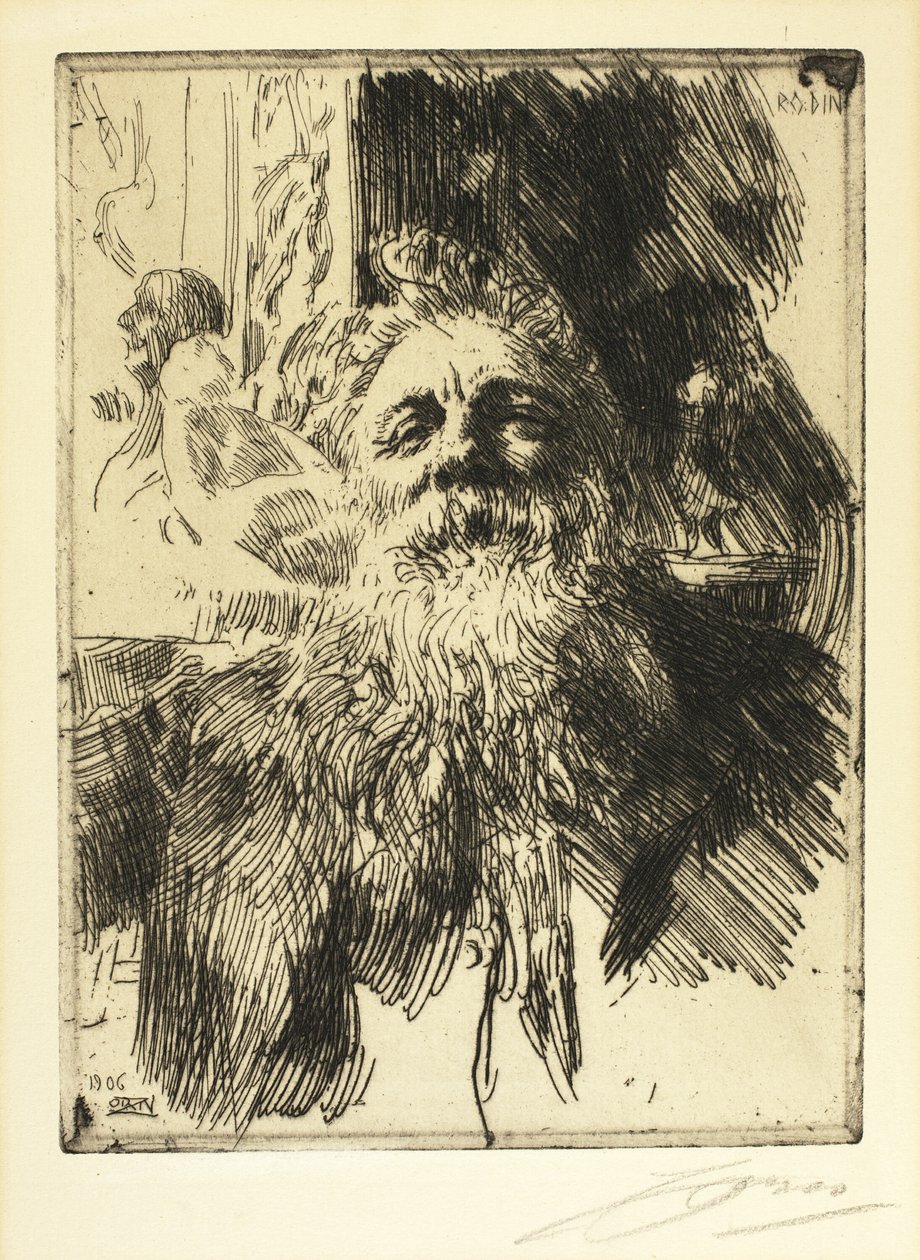 Auguste Rodin - Anders Leonard Zorn