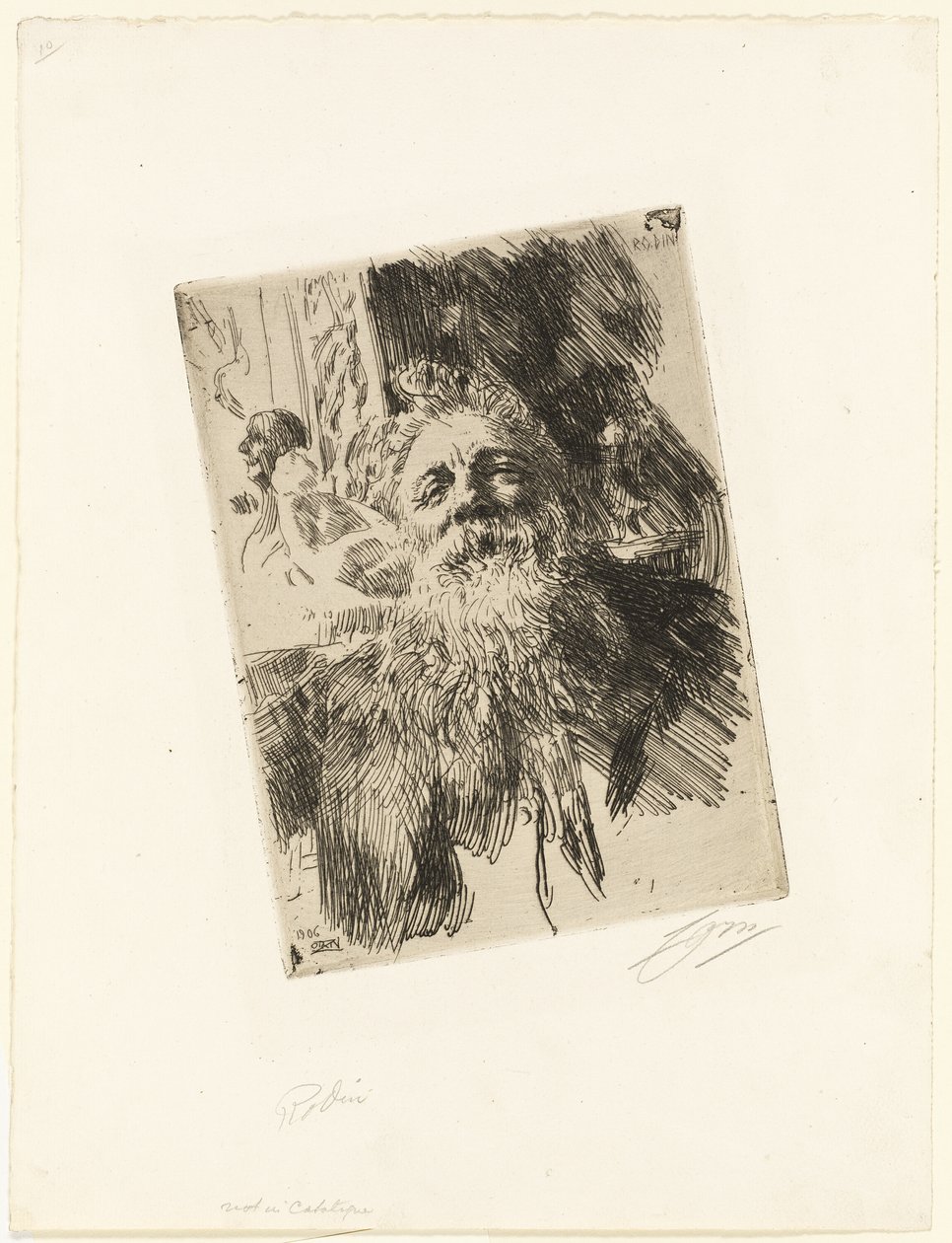Auguste Rodin - Anders Leonard Zorn