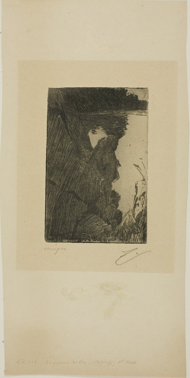Baigneur (Soir) I - Anders Leonard Zorn