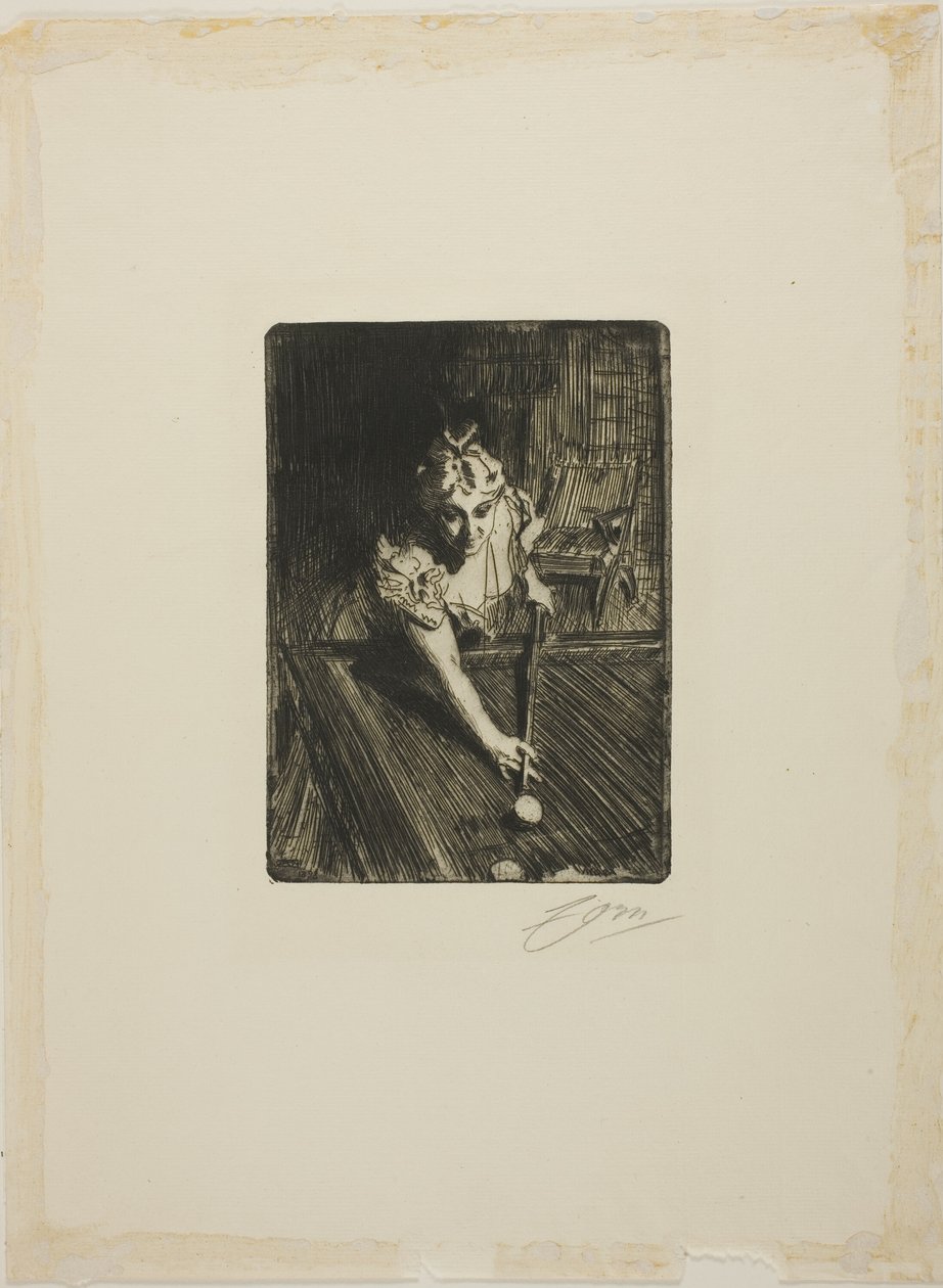 Billard - Anders Leonard Zorn