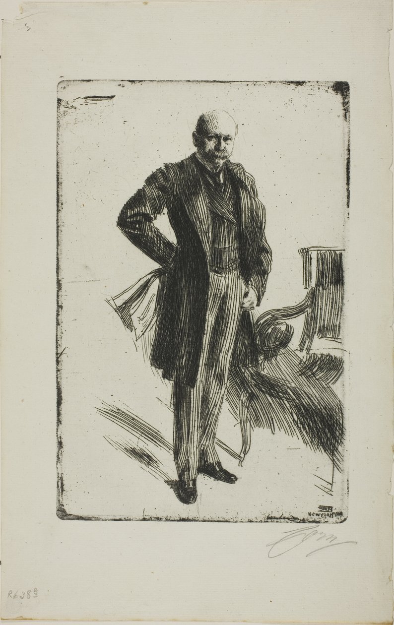 Colonel Lamont I (en pied) - Anders Leonard Zorn