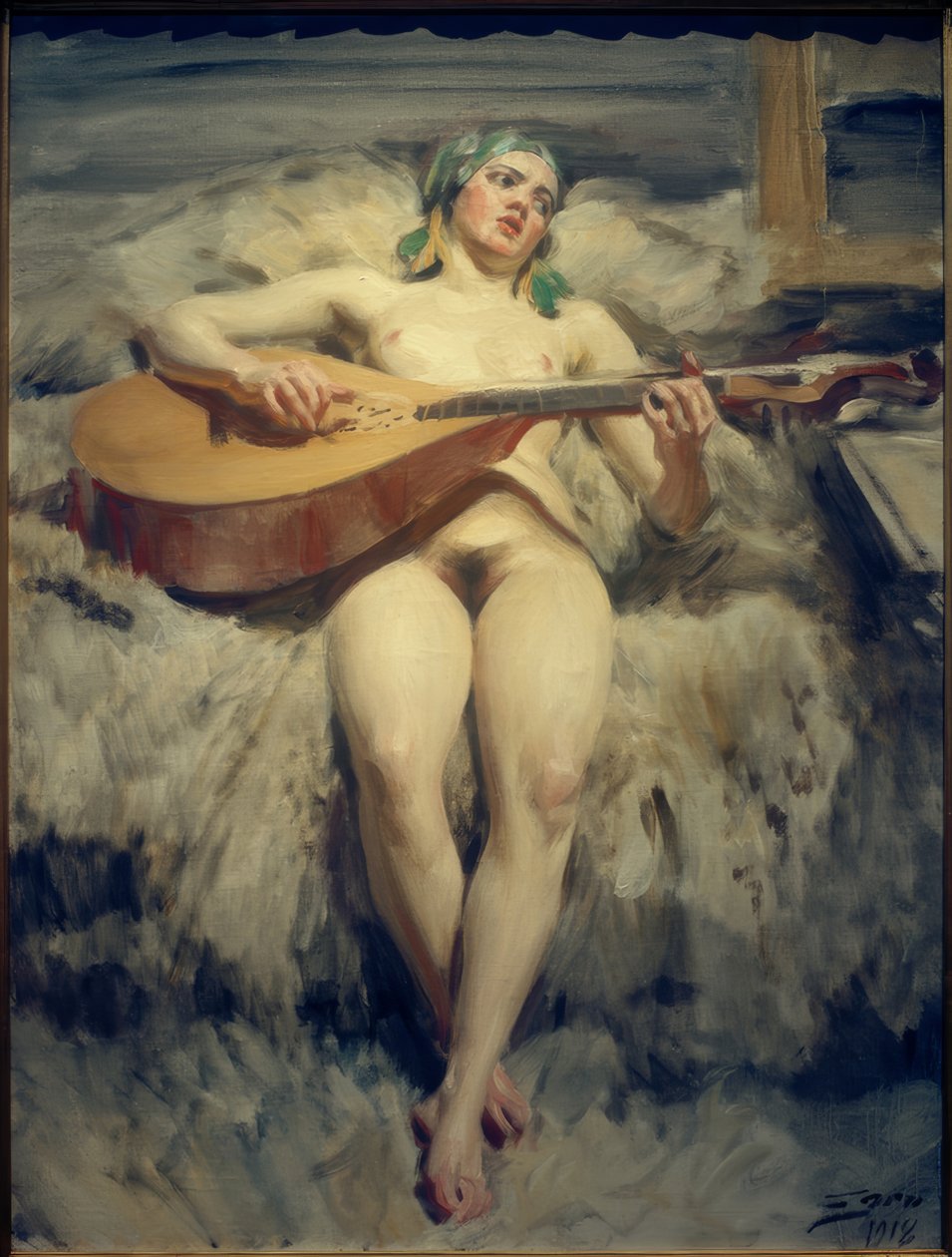 La joueuse de luth - Anders Leonard Zorn