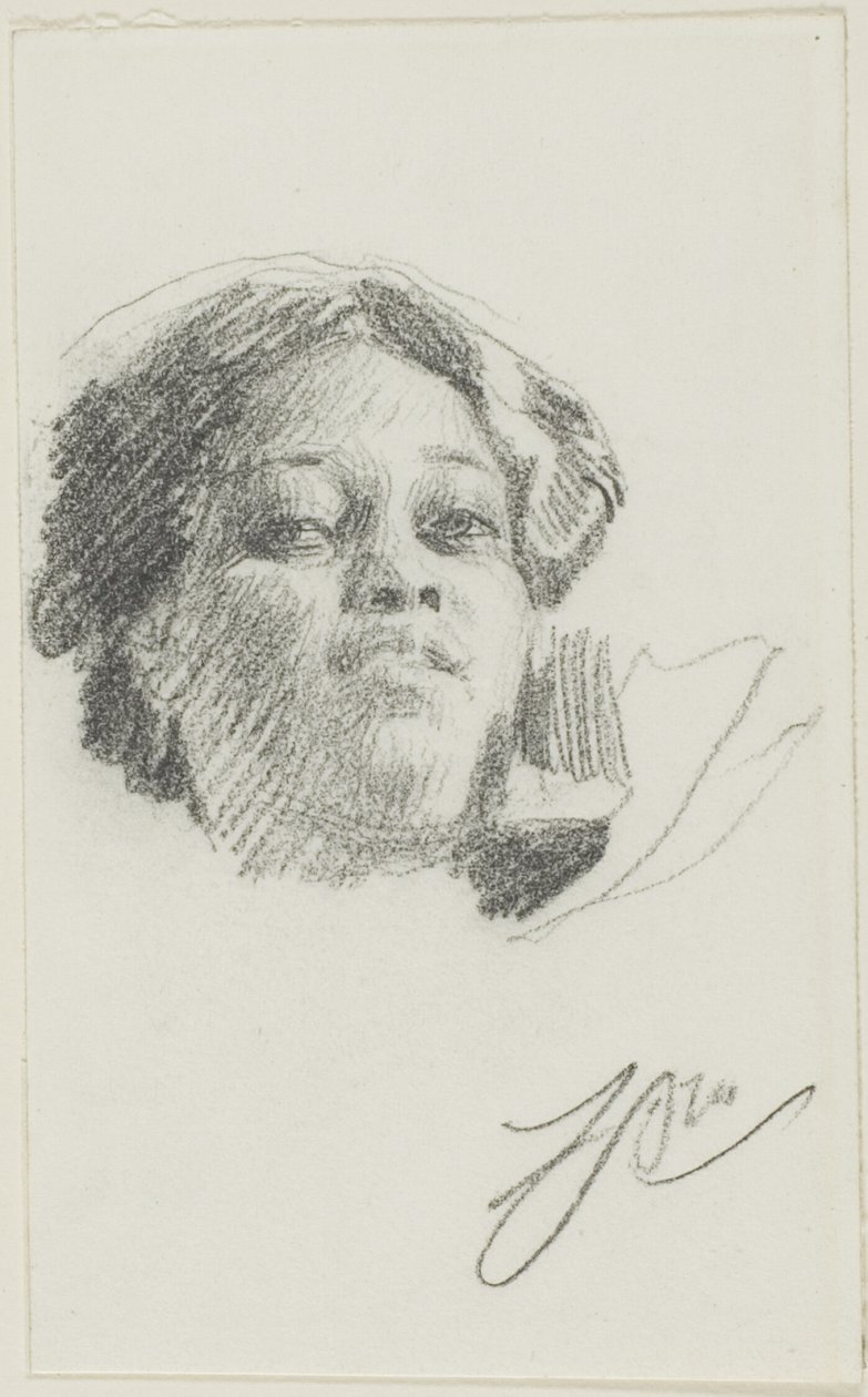 Tête de femme - Anders Zorn