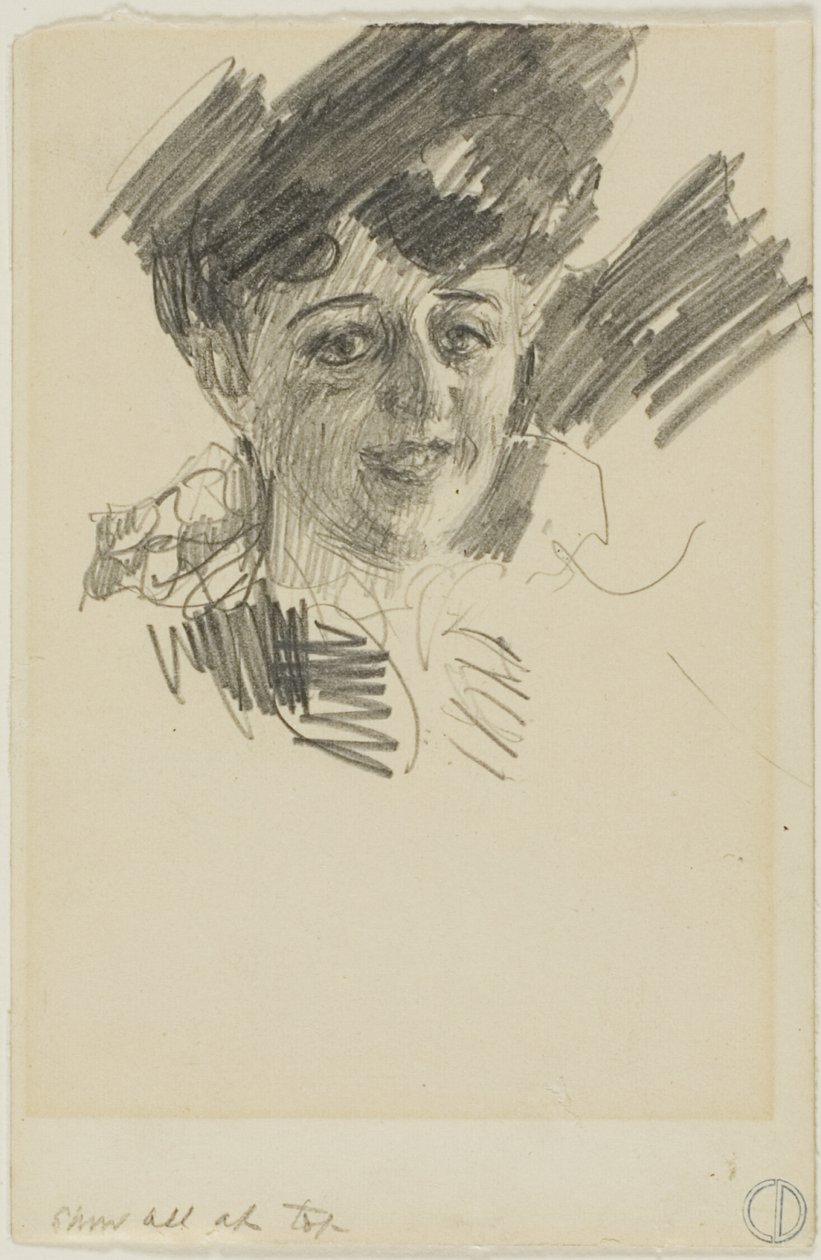 Tête de femme - Anders Zorn