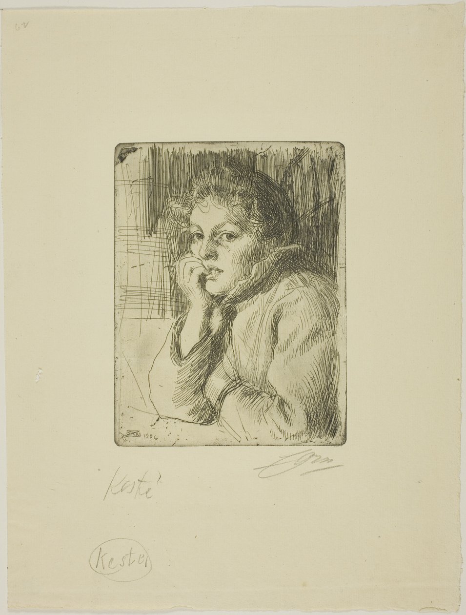 Kesti, un paysan de Mora - Anders Leonard Zorn