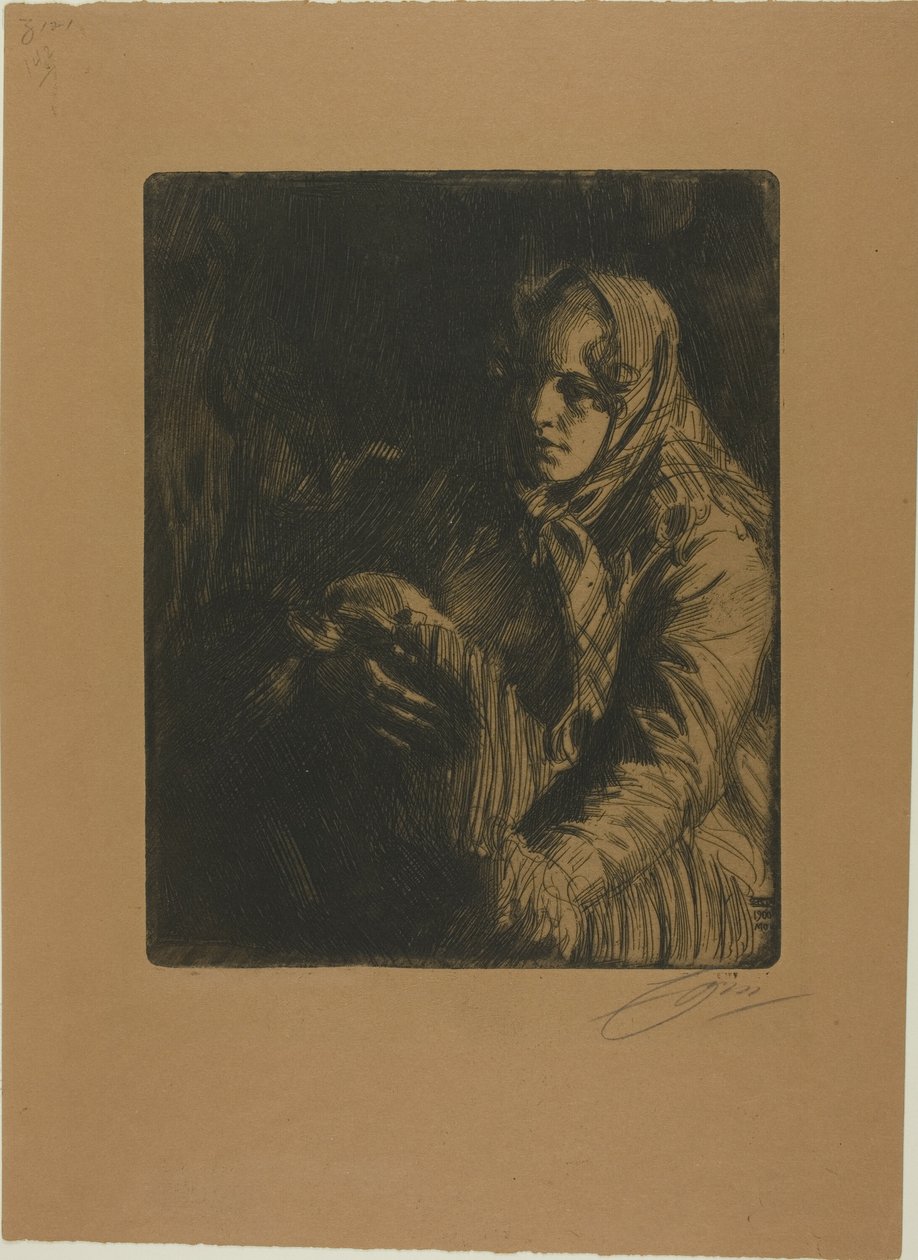 Madone (Une Mère) - Anders Leonard Zorn