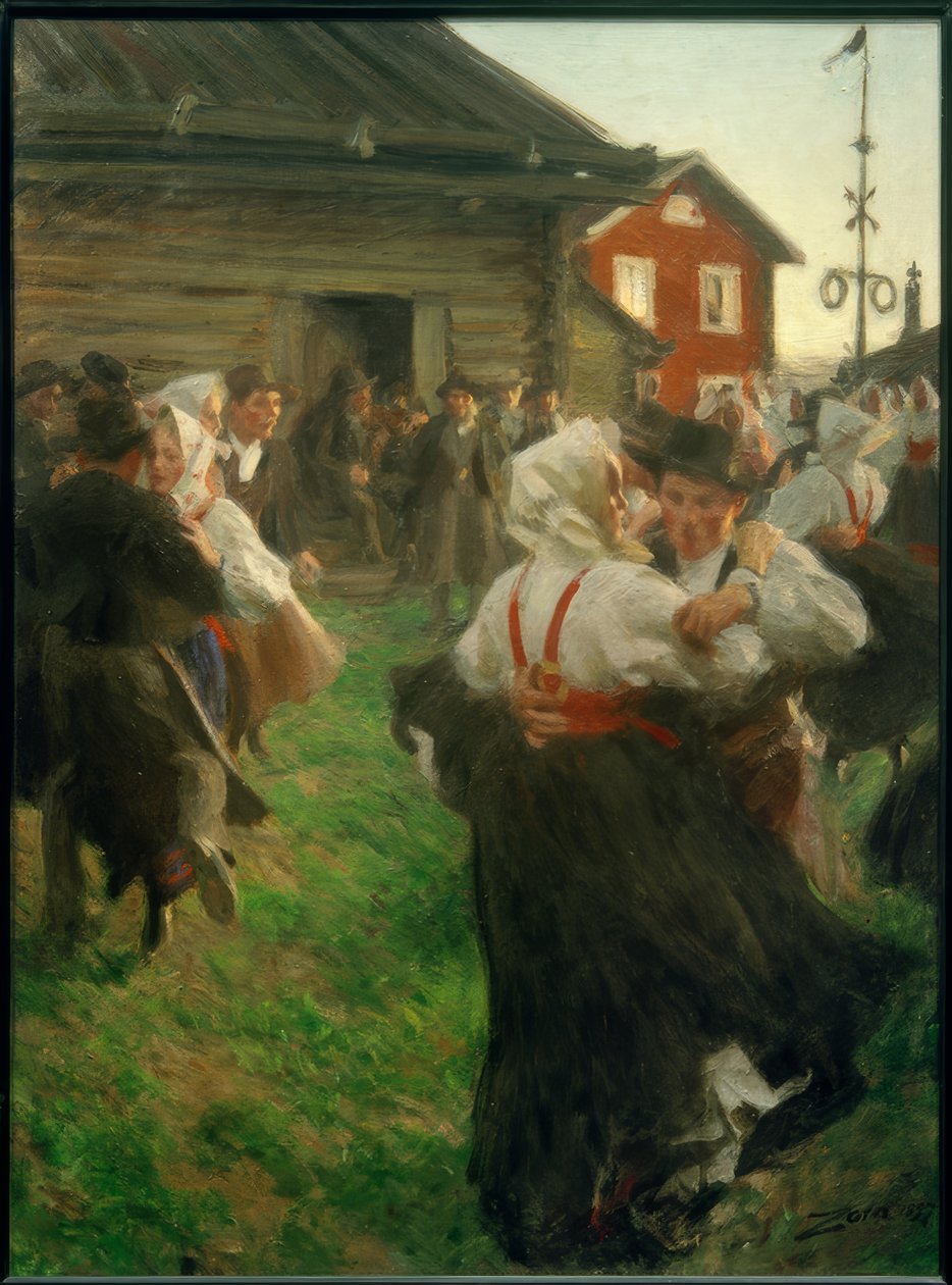 Danse de la nuit de la Saint-Jean - Anders Leonard Zorn