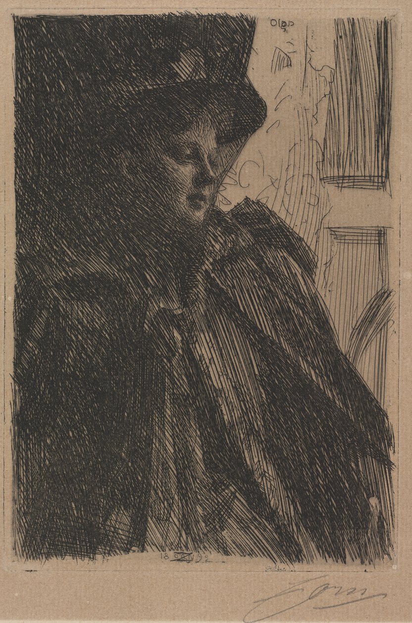 Mme Olga Bratt - Anders Leonard Zorn
