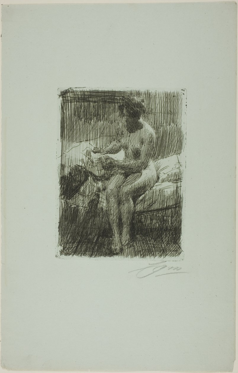 Modèle lisant - Anders Leonard Zorn