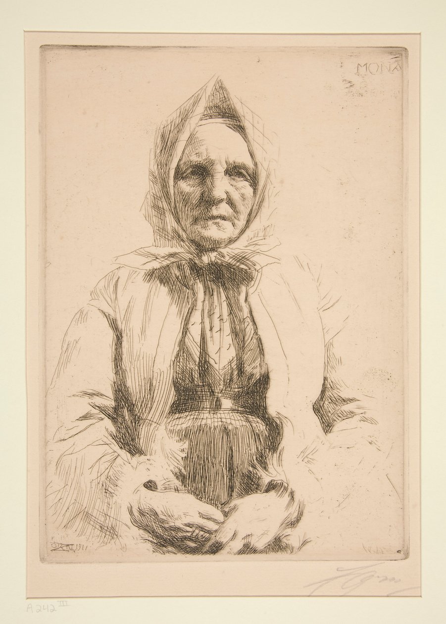Mona - Anders Leonard Zorn