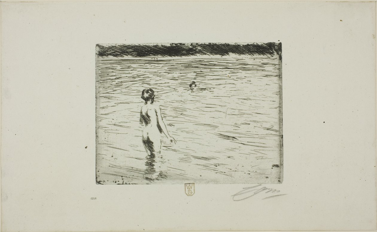 Mère se baignant - Anders Leonard Zorn
