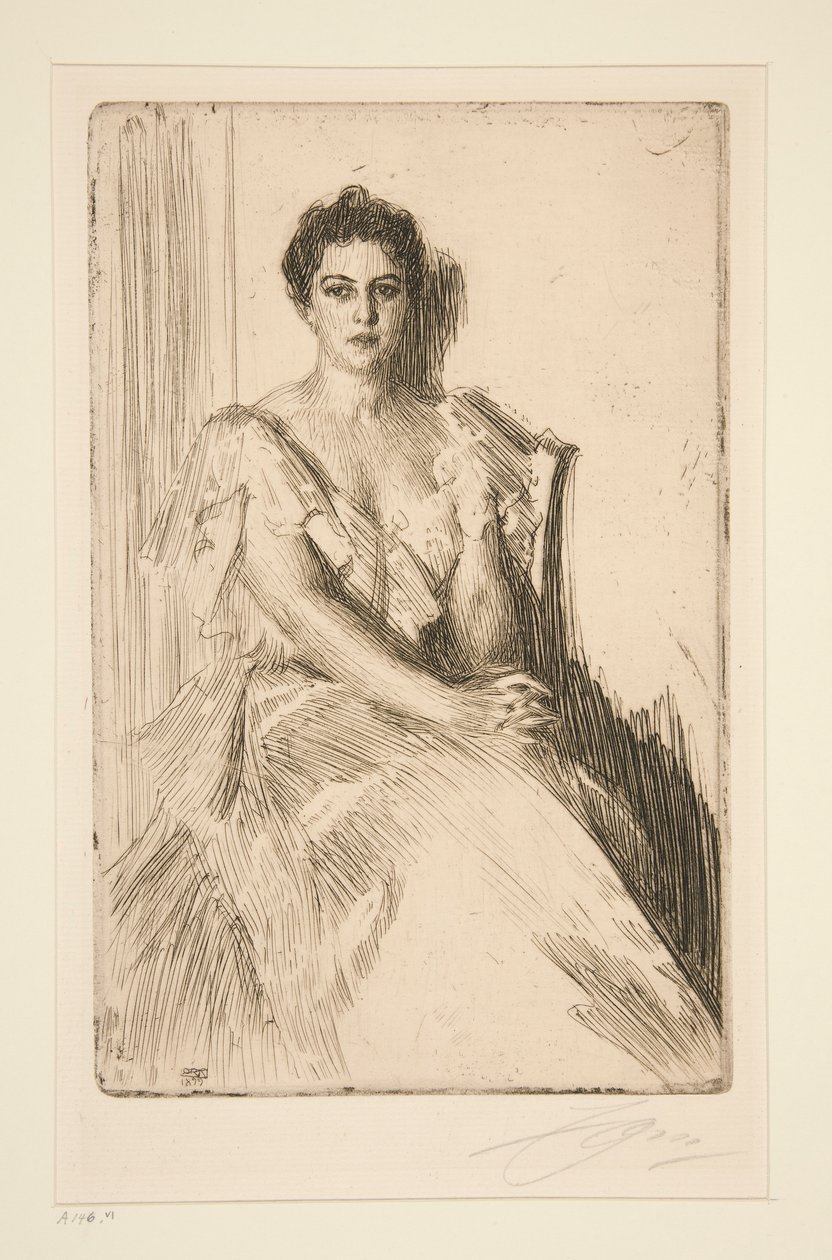 Mme Grover Cleveland II - Anders Leonard Zorn