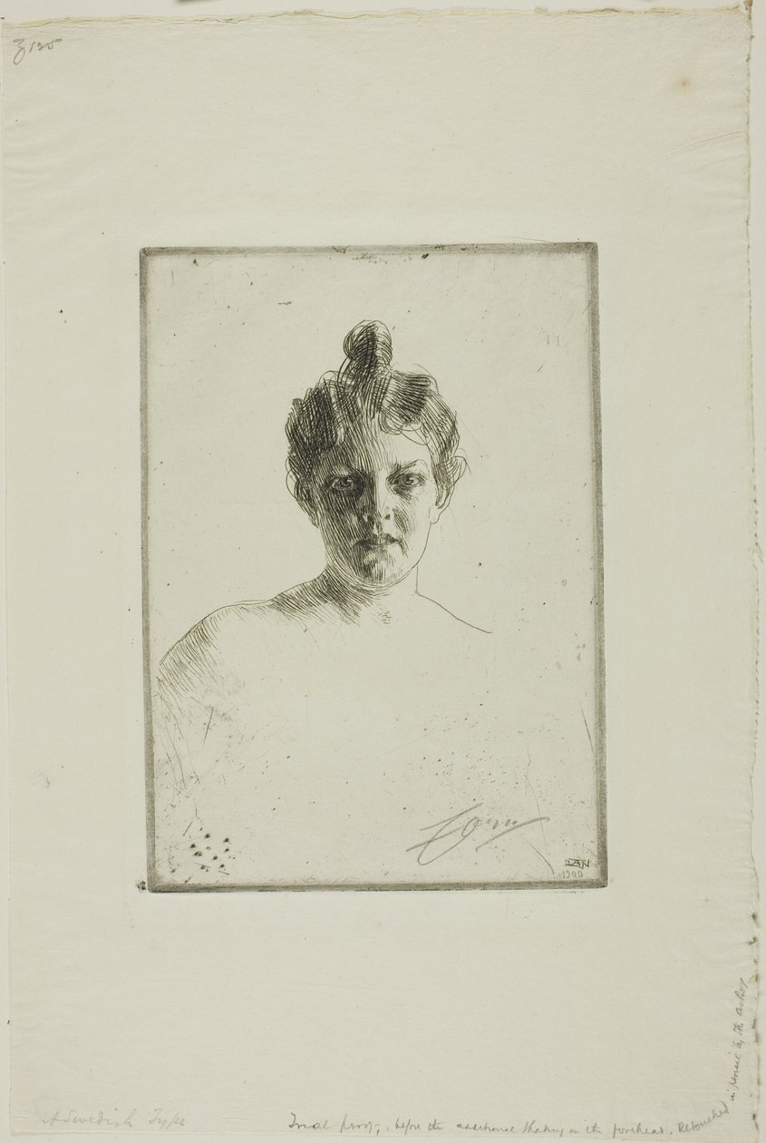 Mme Runeberg - Anders Leonard Zorn
