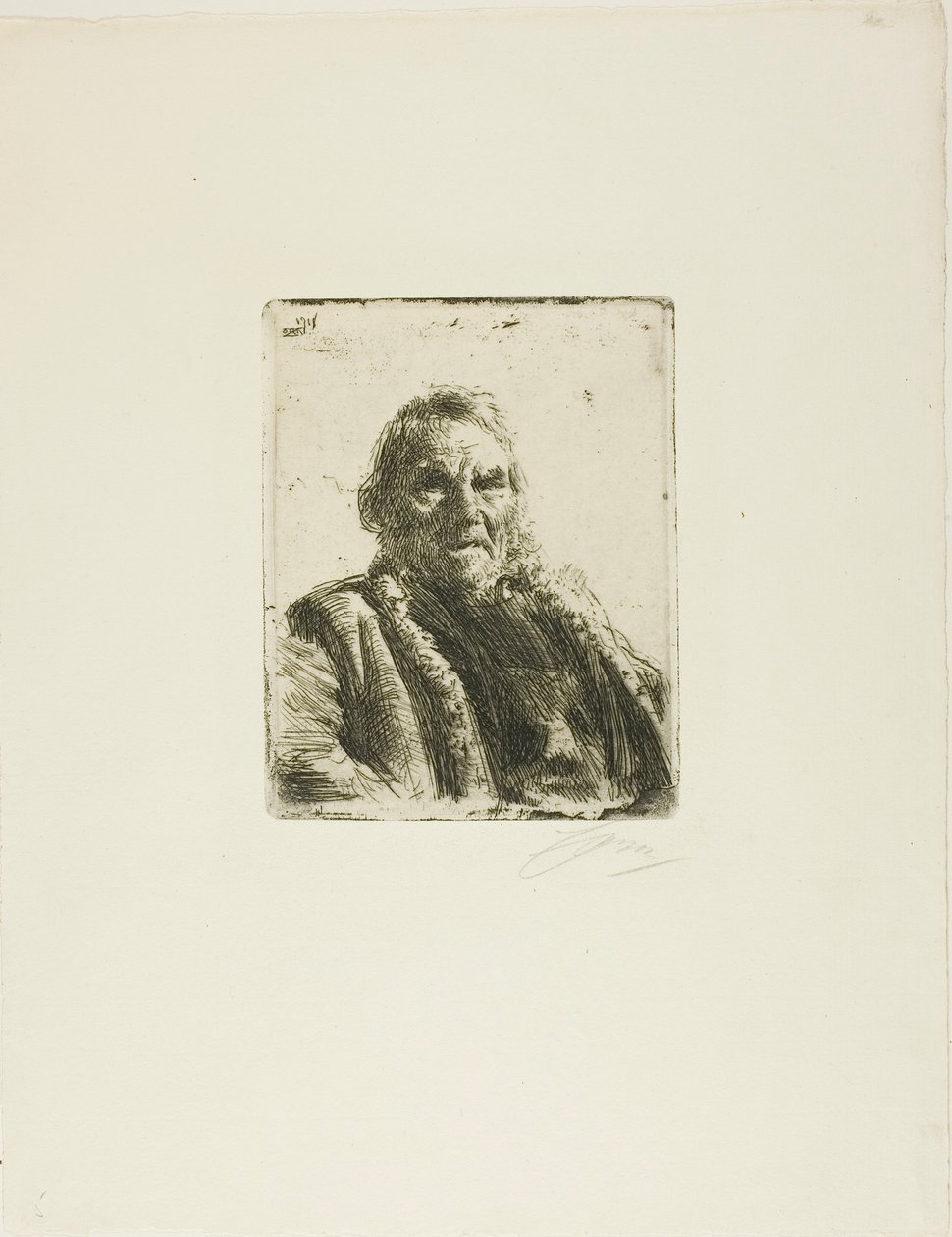 Vieux soldat ("Prinsen") - Anders Leonard Zorn