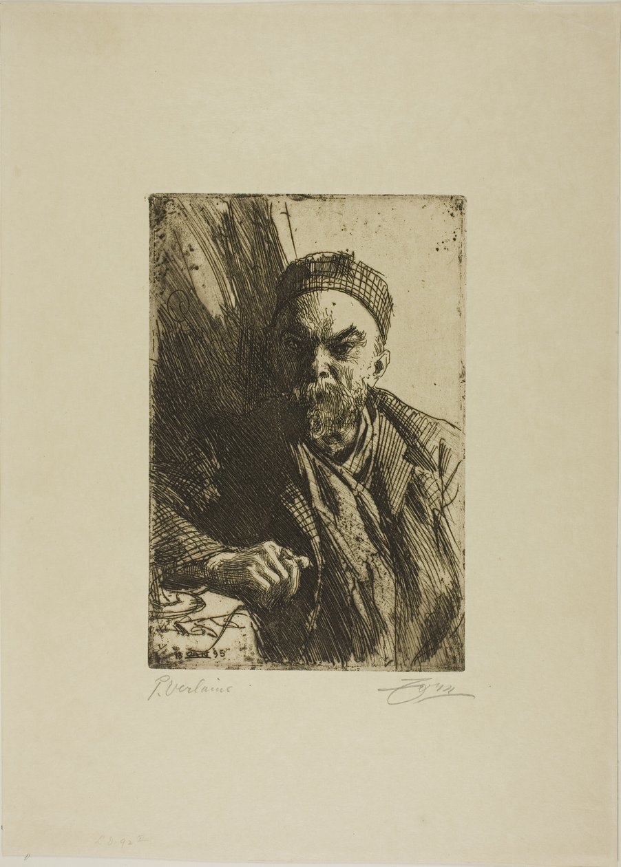 Paul Verlaine II - Anders Leonard Zorn