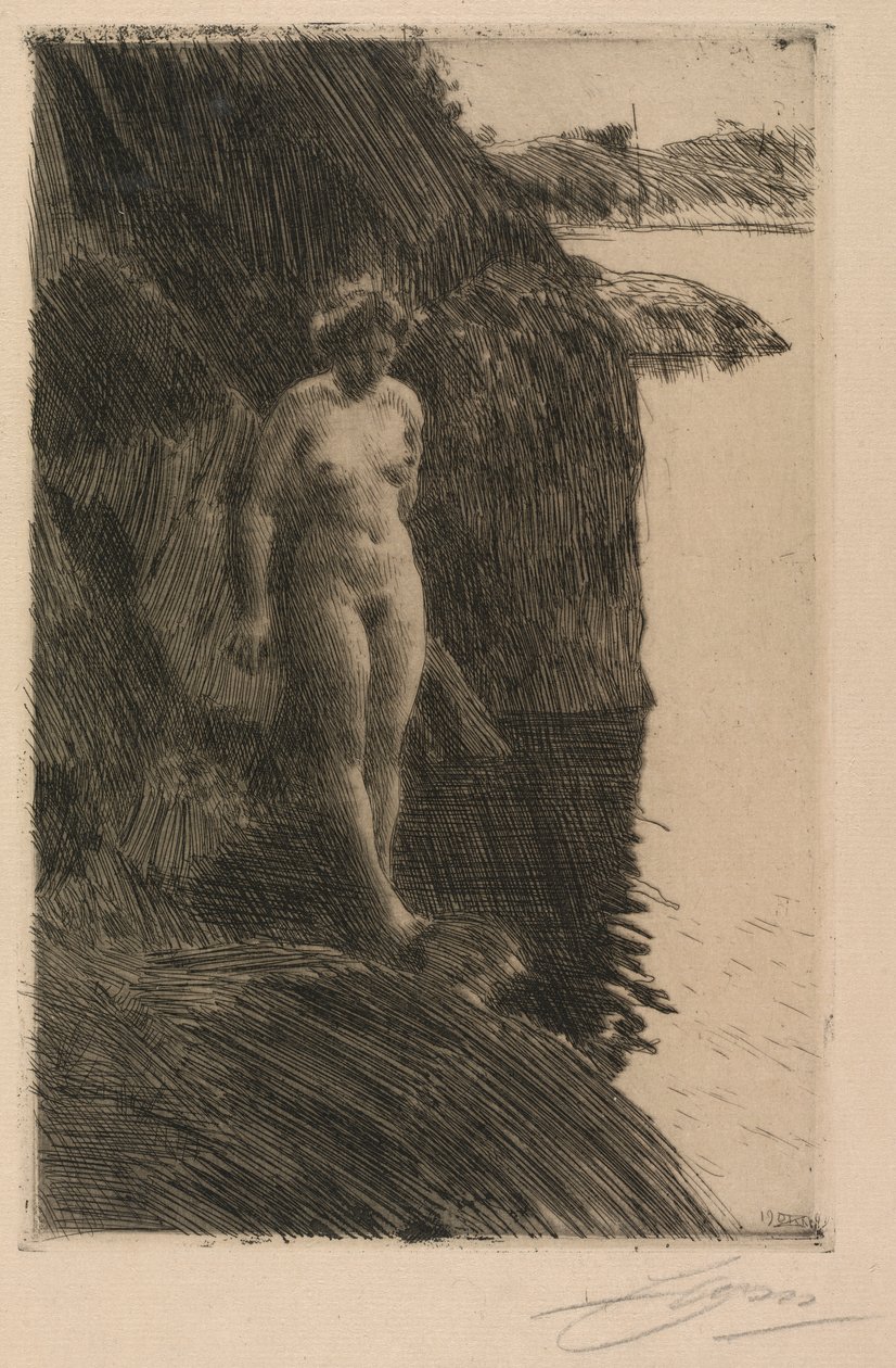Précipice - Anders Leonard Zorn