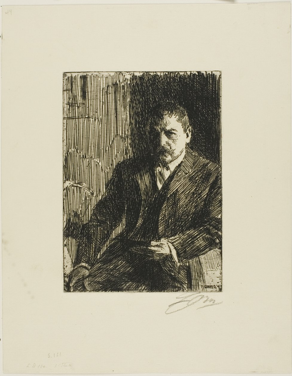 Autoportrait 1904 I - Anders Leonard Zorn