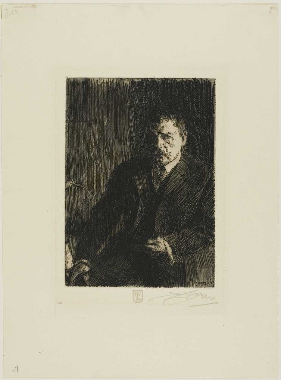 Autoportrait 1904 I - Anders Leonard Zorn
