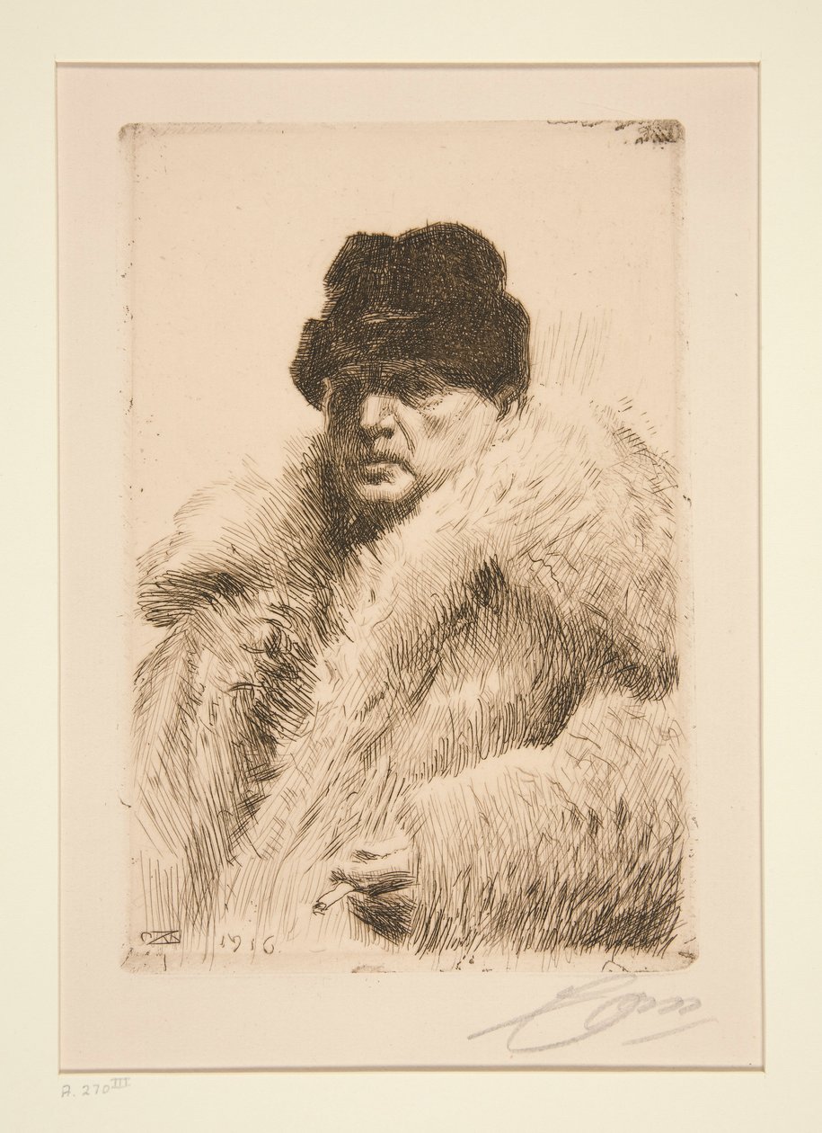 Autoportrait 1916 - Anders Leonard Zorn