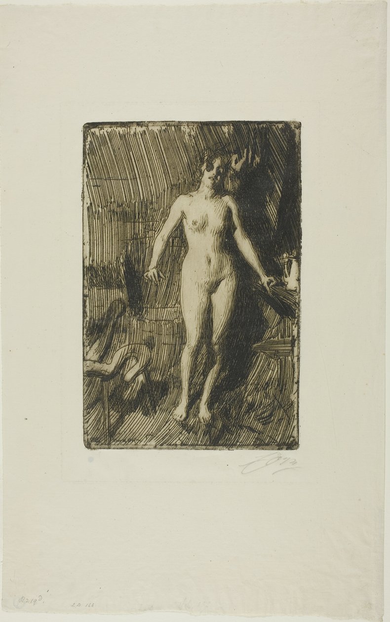 Modèle debout - Anders Leonard Zorn