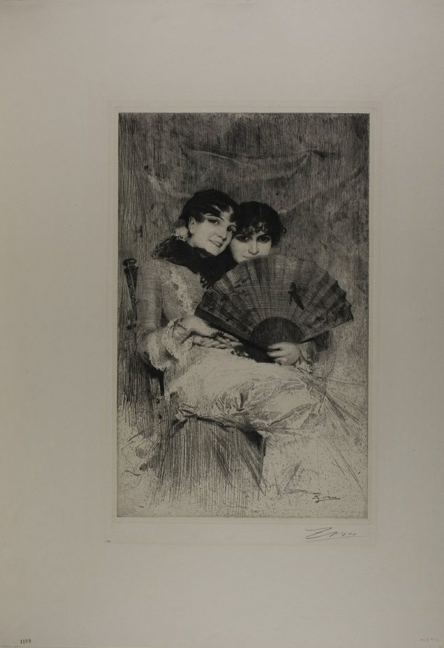 Les cousins - Anders Leonard Zorn