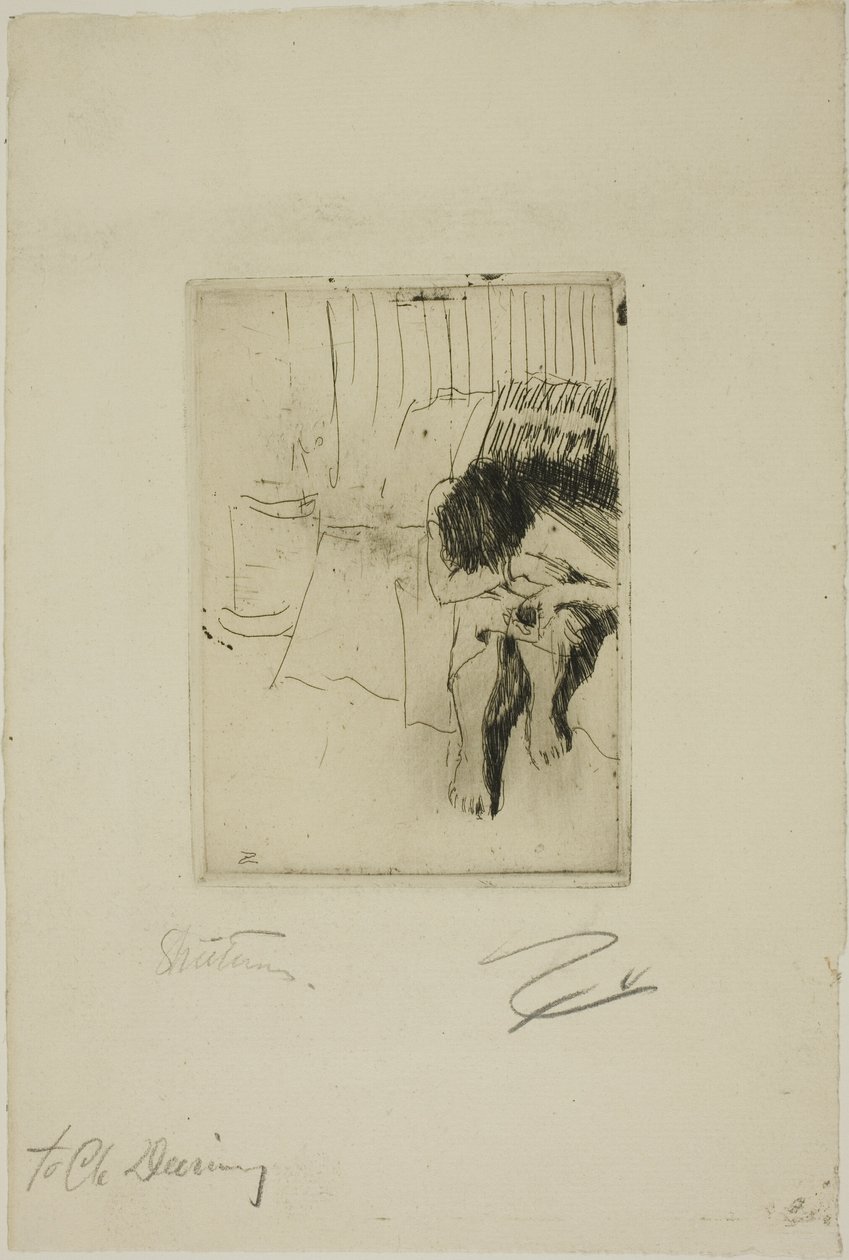Modèle fatigué - Anders Leonard Zorn