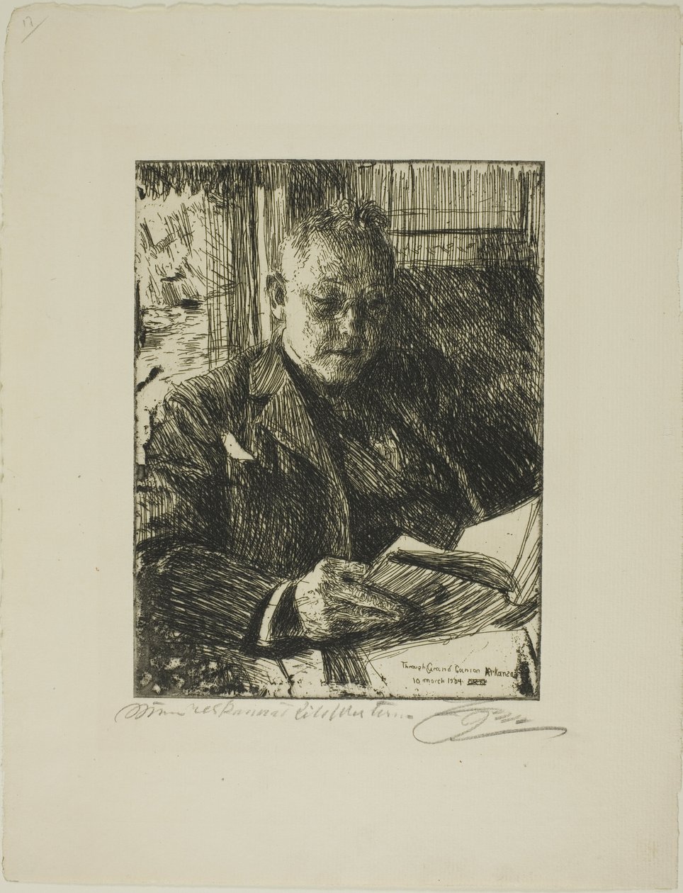 Compagnon de voyage (M. Ch. Deering) - Anders Leonard Zorn