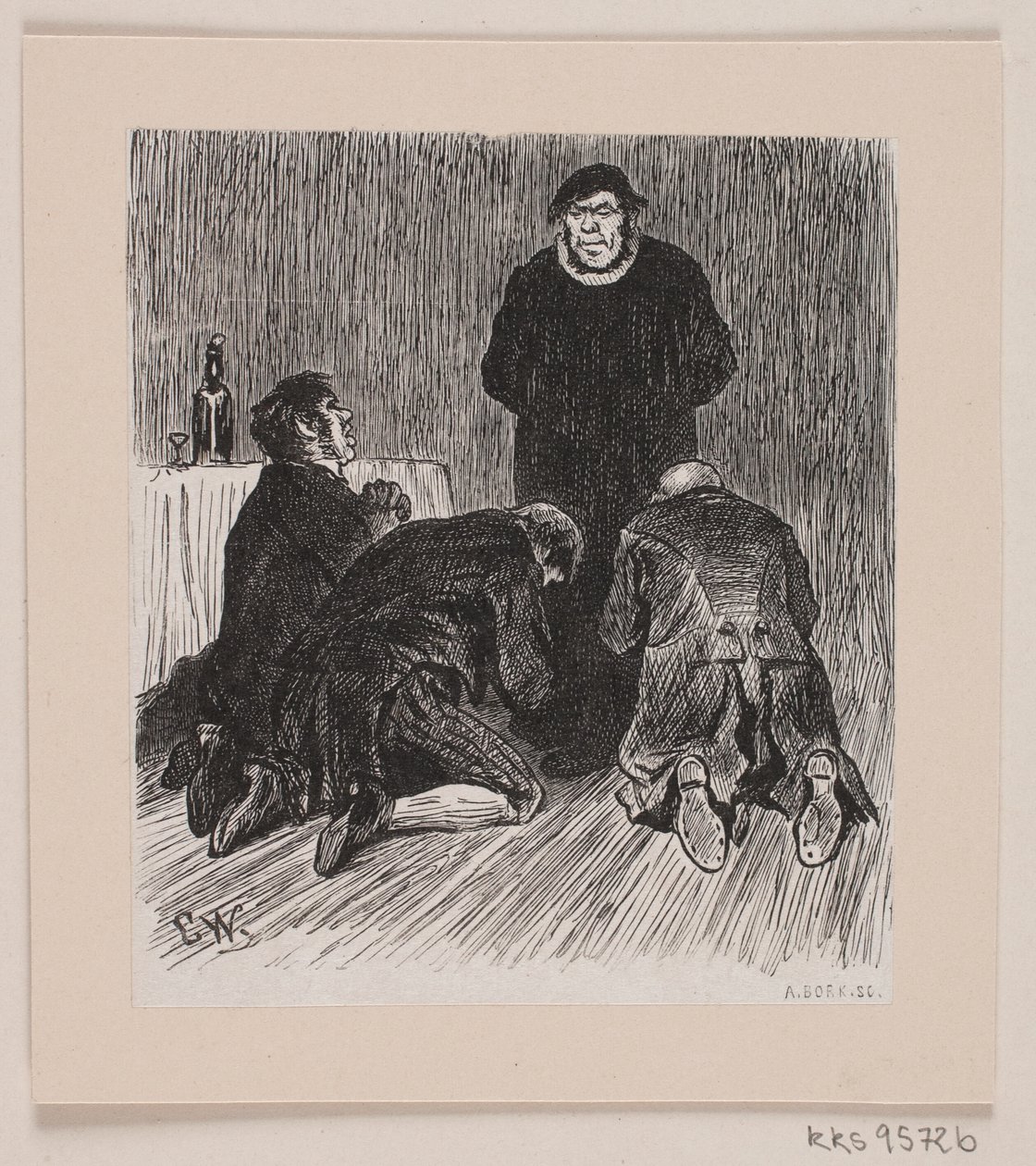 Illustration pour "Le Charbonnier" - André Bork