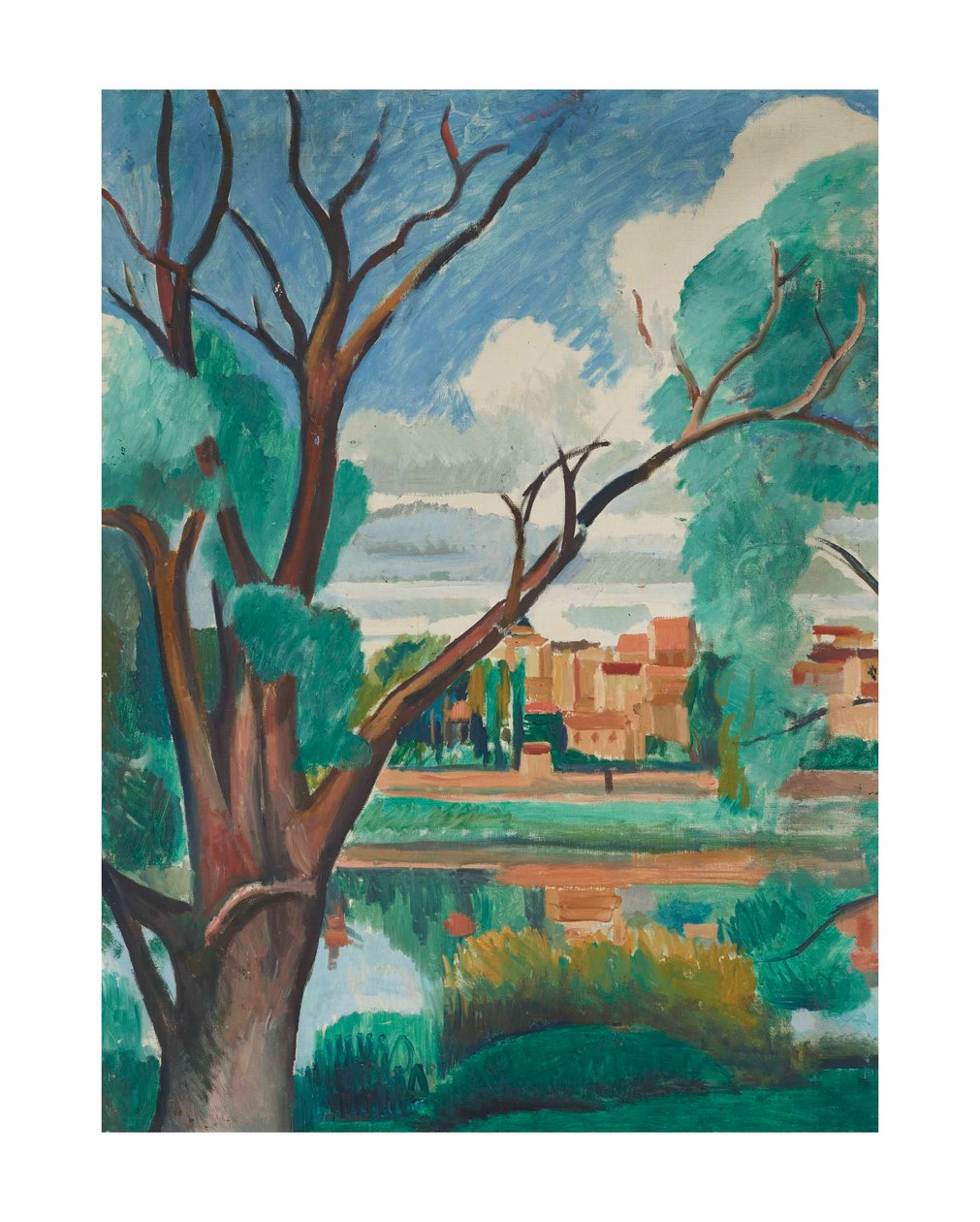 Bords de Seine à Carrières-sur-Seine - Andre Derain