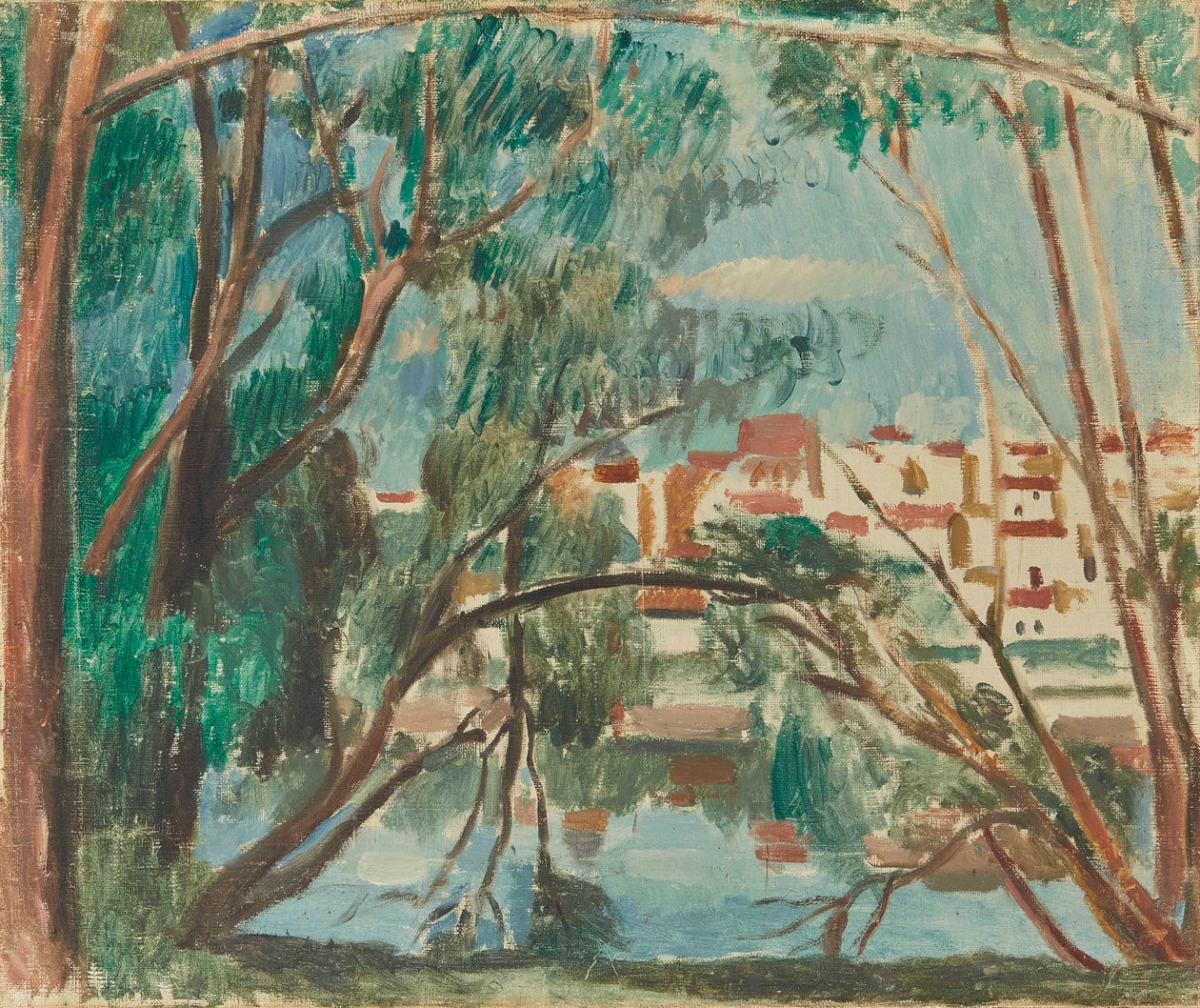 Bords de Seine à Carrières-sur-Seine - Andre Derain