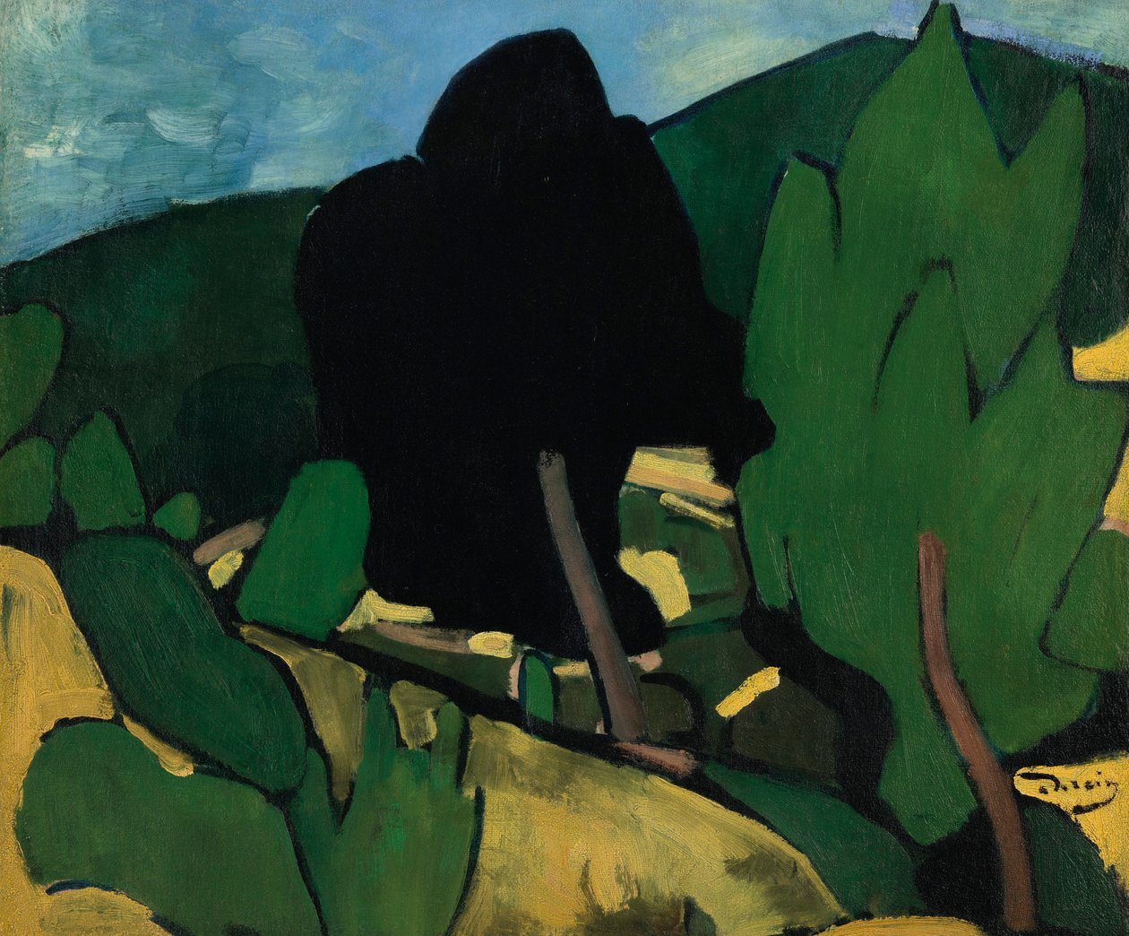 Paysage à Cassis - Andre Derain