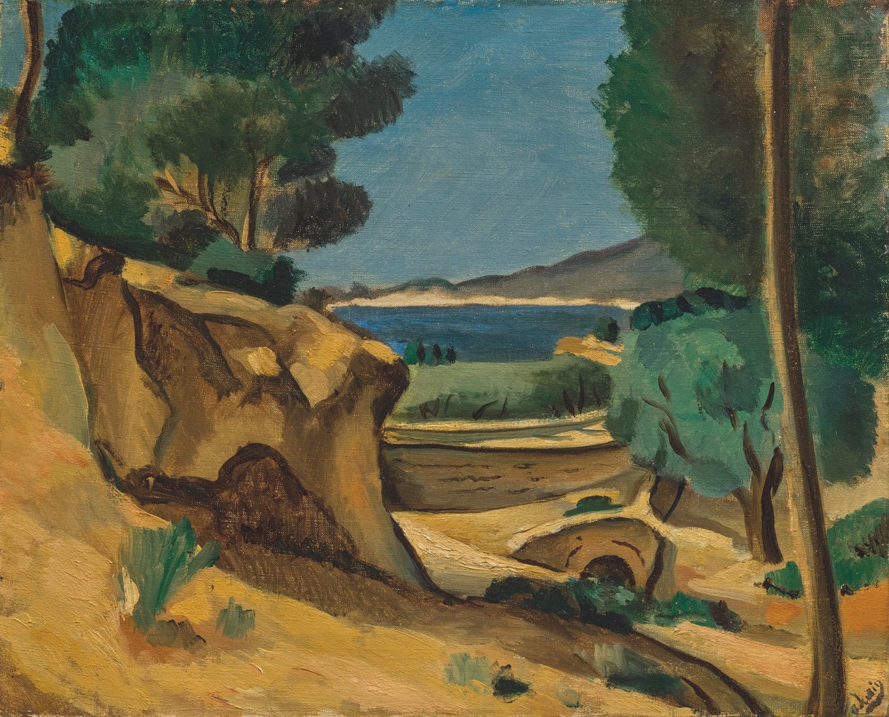 Paysage aux environs de la Ciotat - Andre Derain