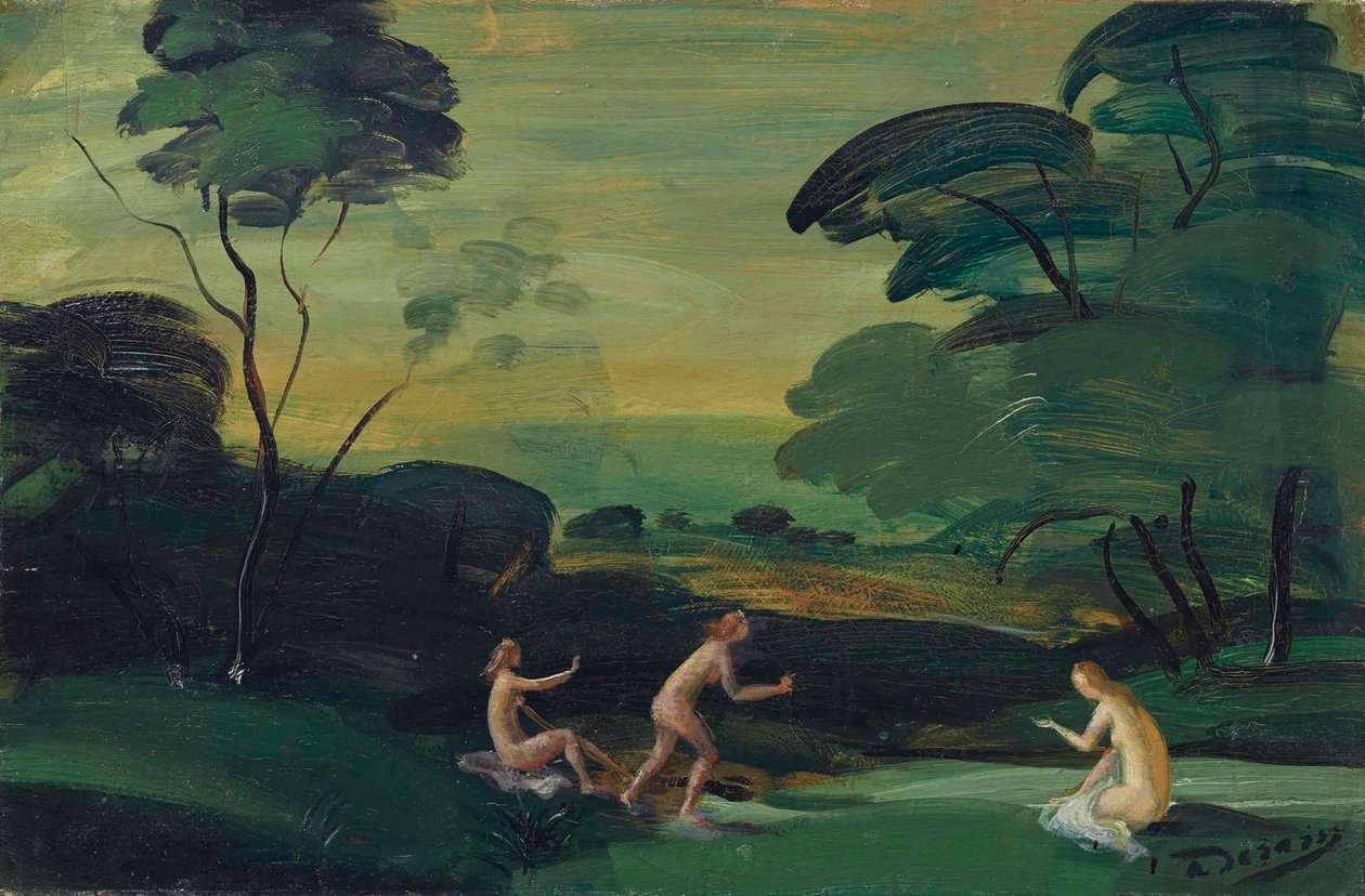 Trois nymphes se baignant - Andre Derain