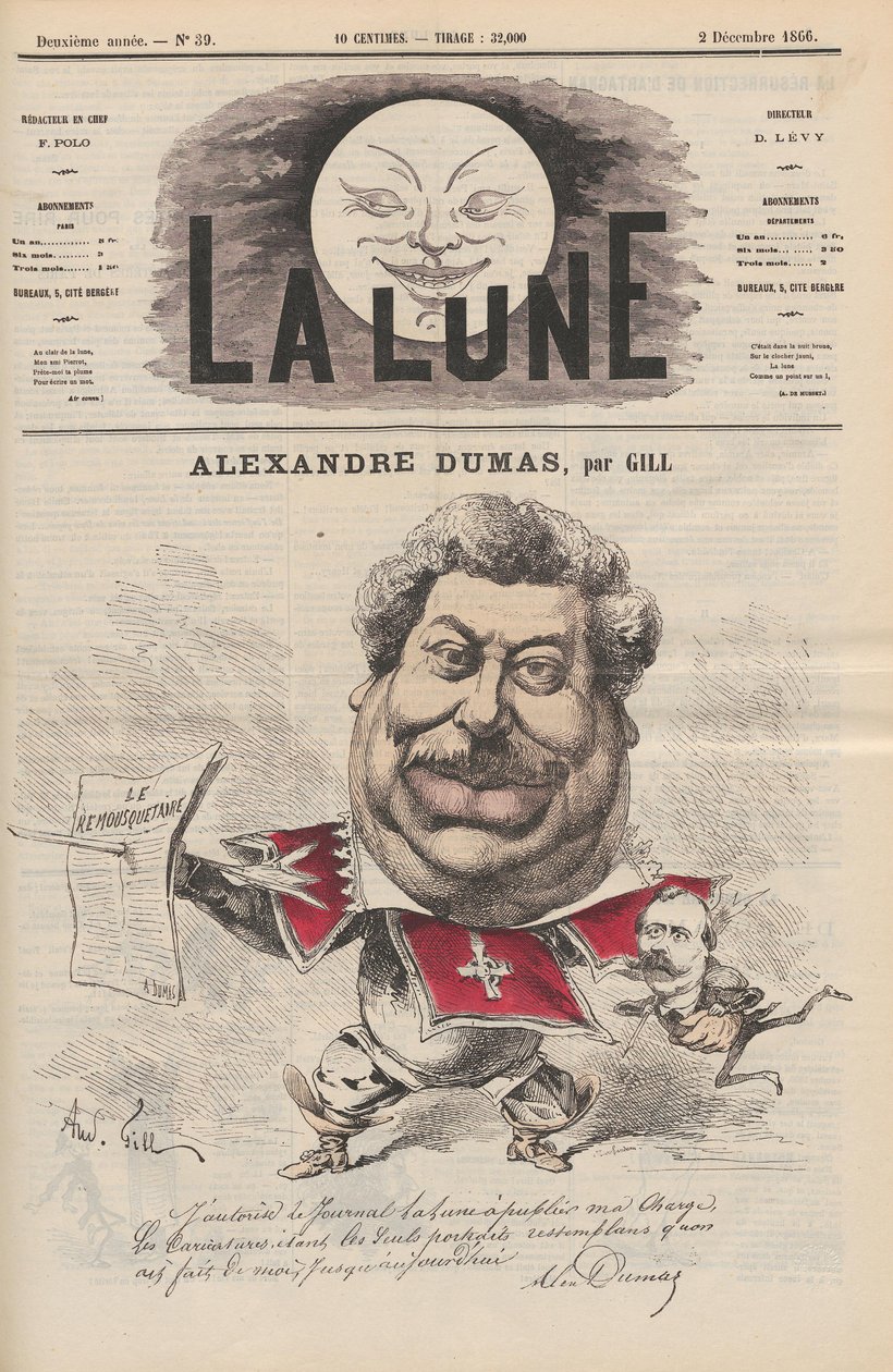 Gill - Dumas Père - Andre Gill