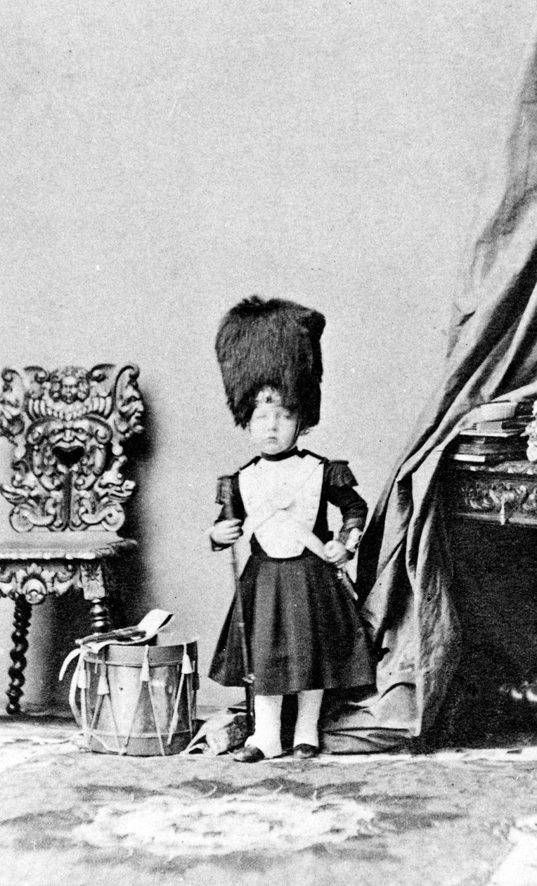 Le Prince Impérial en uniforme de tambour des Grenadier Guards, c.1860 - Andre Adolphe Eugene Disderi