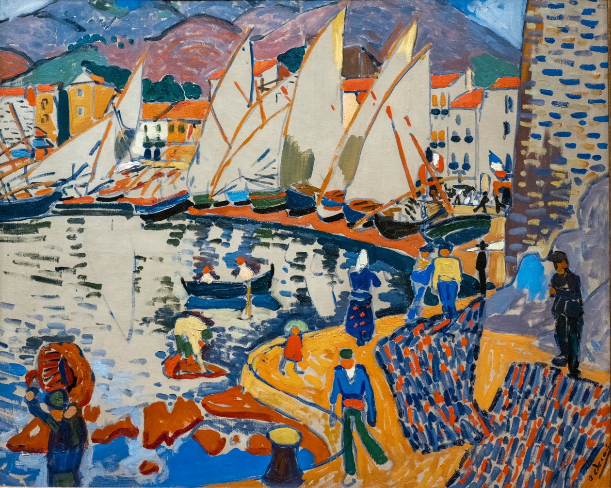 Séchage des voiles - Andre Derain