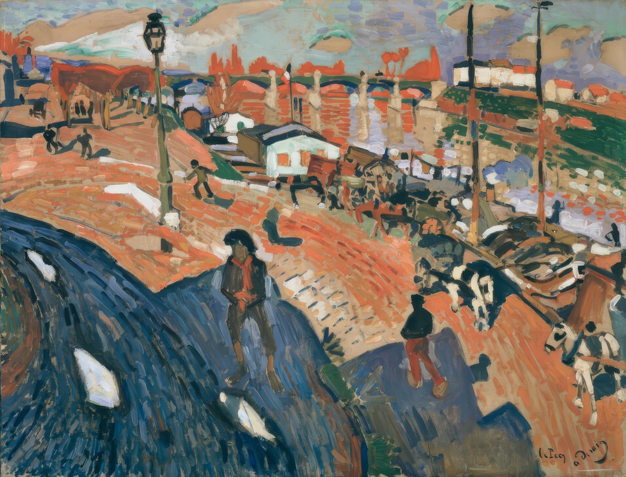 Le pont du Pecq - Andre Derain