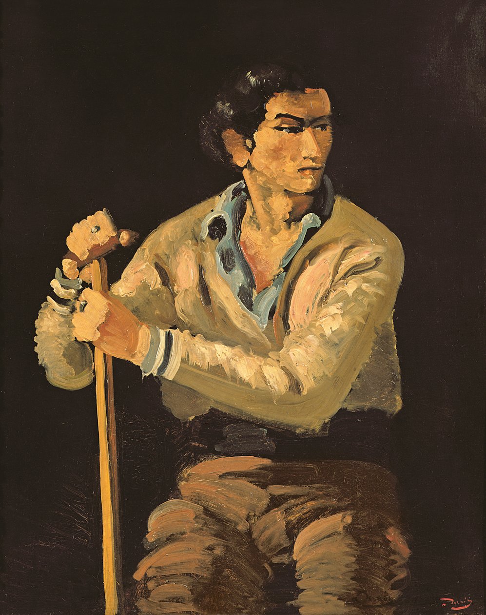 Le gitan (huile sur toile) - Andre Derain