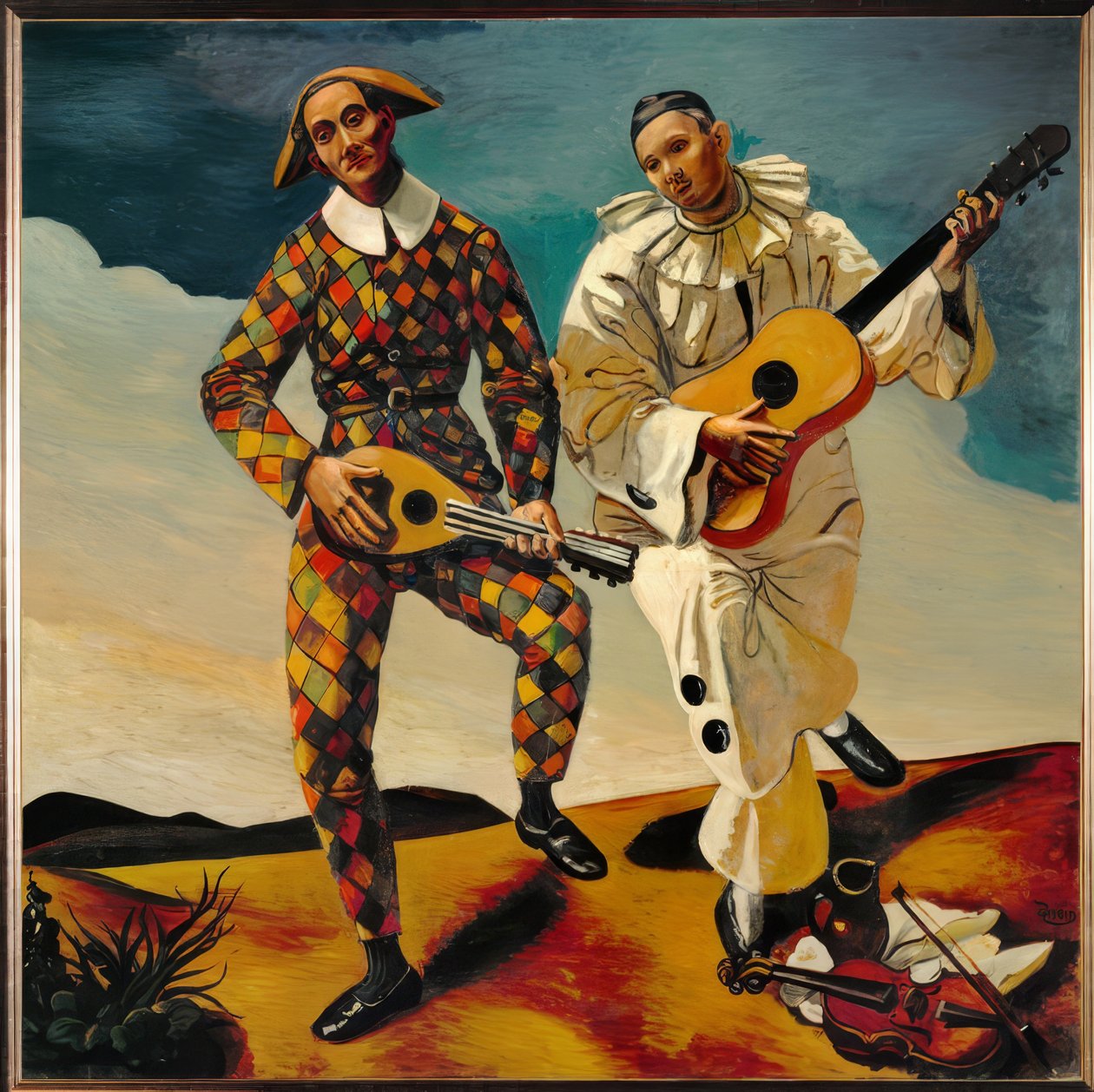 Deux clowns - Andre Derain
